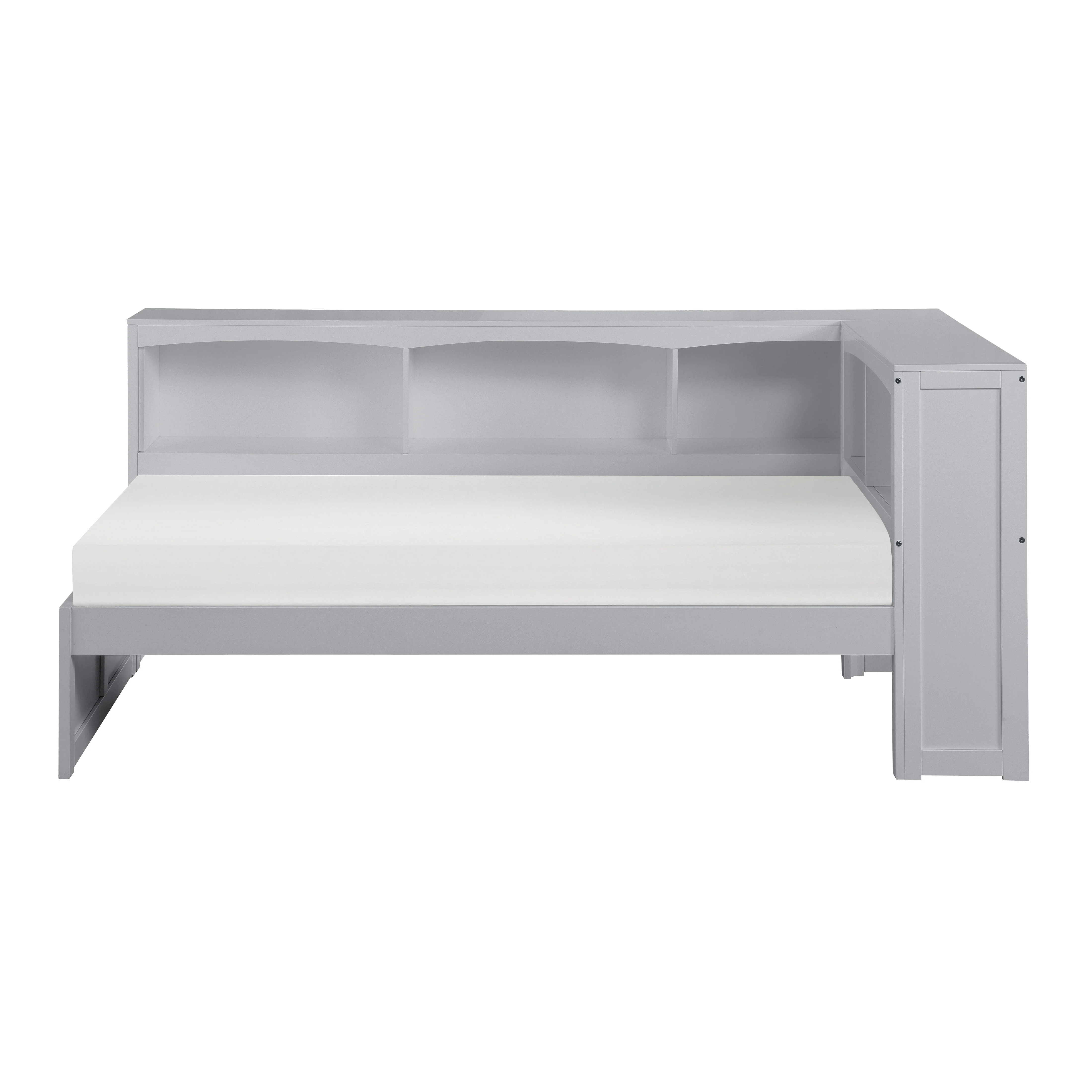 Orion Twin Bookcase Corner Platform Bed - Image 2