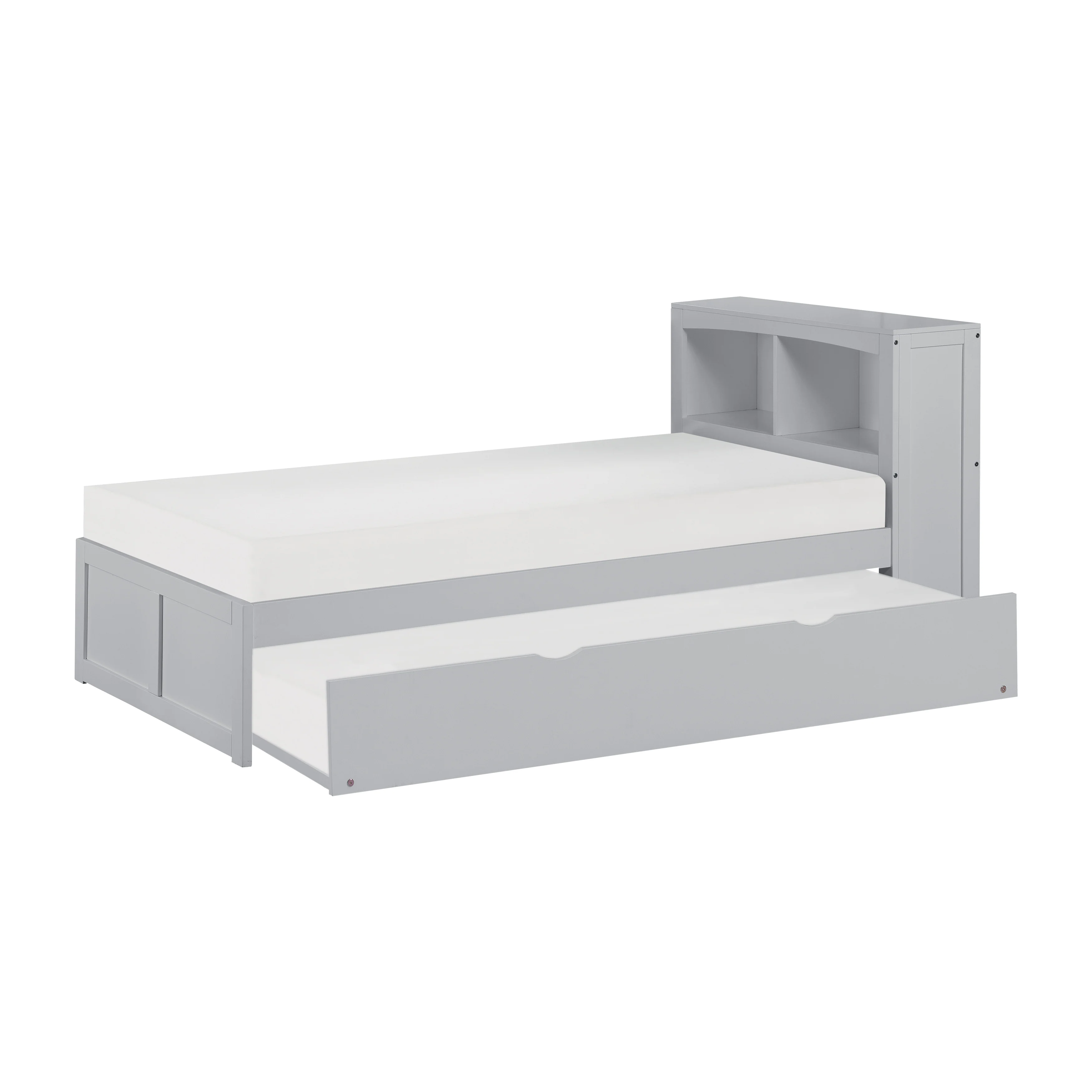 Orion Twin Bookcase Platform Bed With Twin Trundle - Image 3