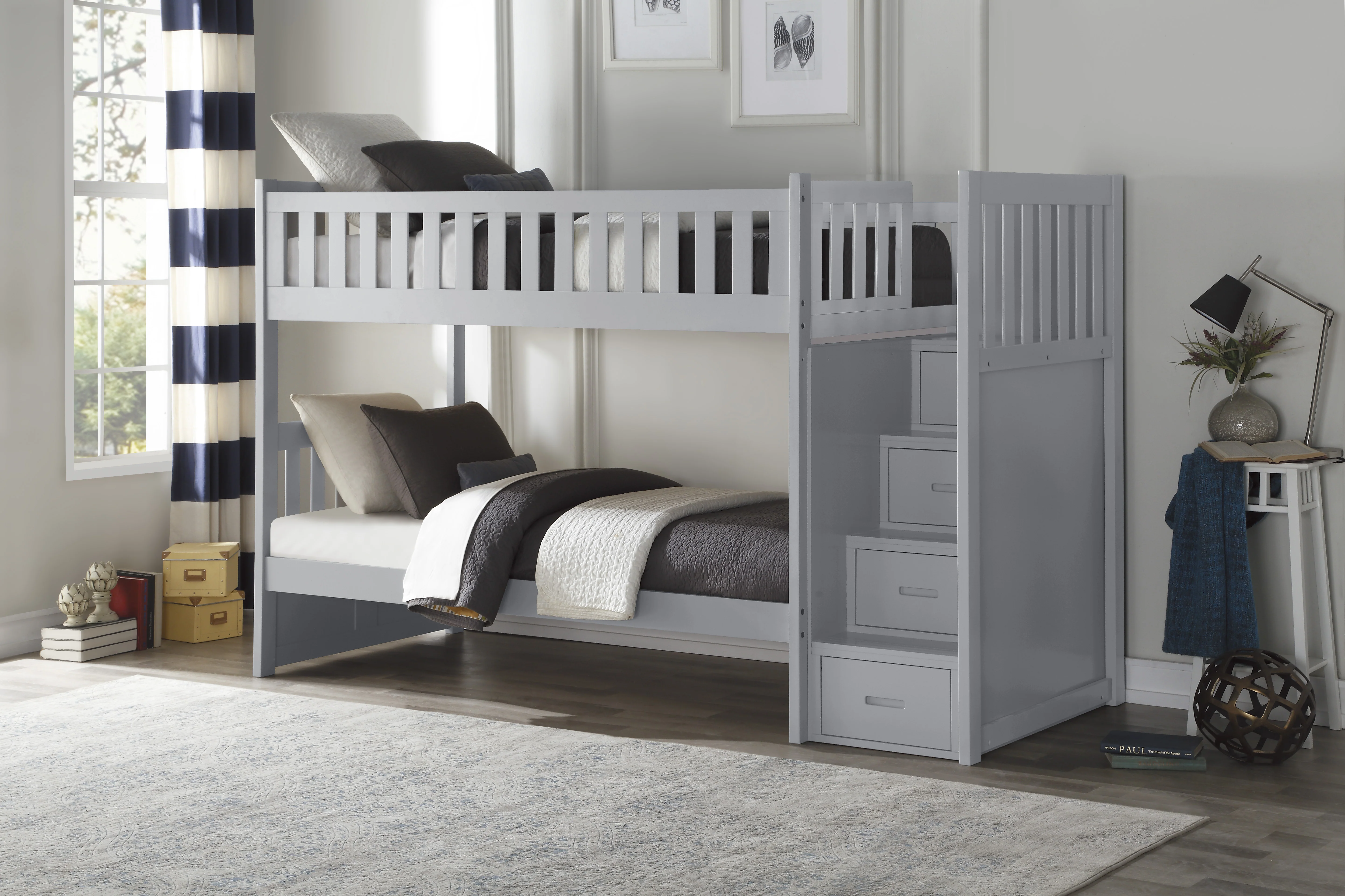 Orion Twin/Twin Step Bunk Bed - Image 3