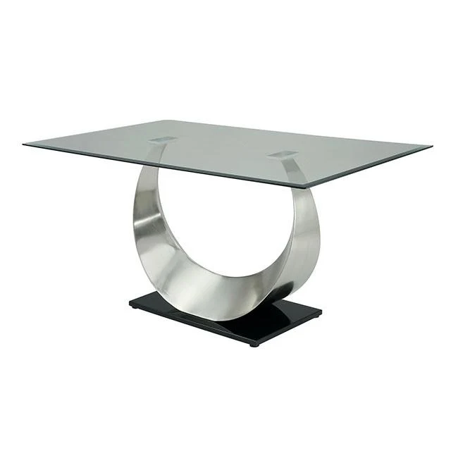 ORLA Silver/Black Dining Table - Image 8