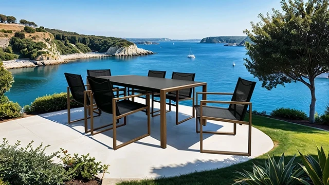 Oswego 8 Pc. Outdoor Dining Set - Image 2