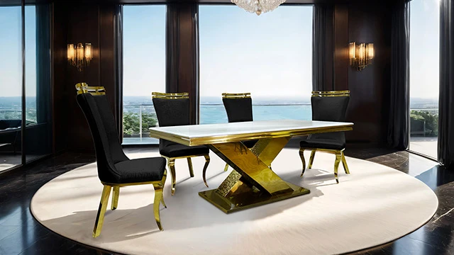Palazzo 7 Pc Dining Table Set - Image 7