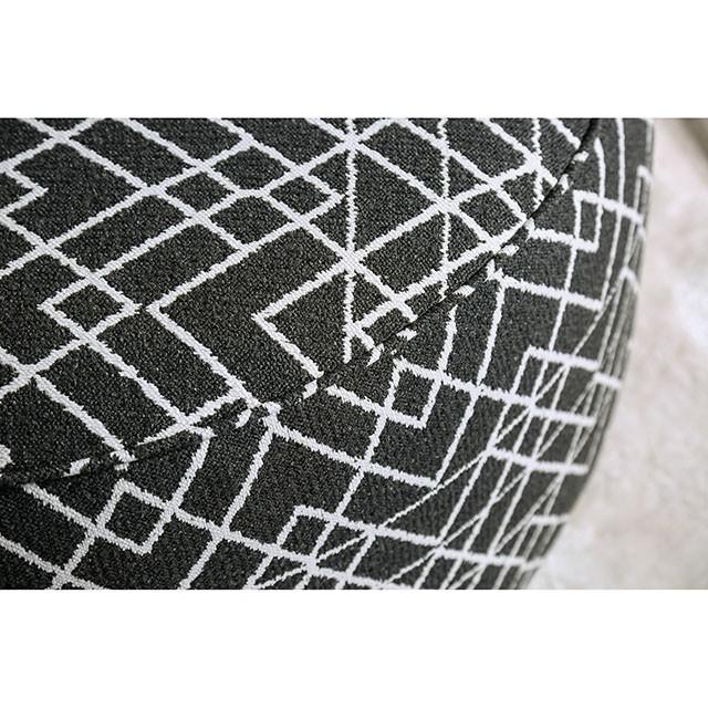 Patricia Black/Pattern Ottoman - Image 2