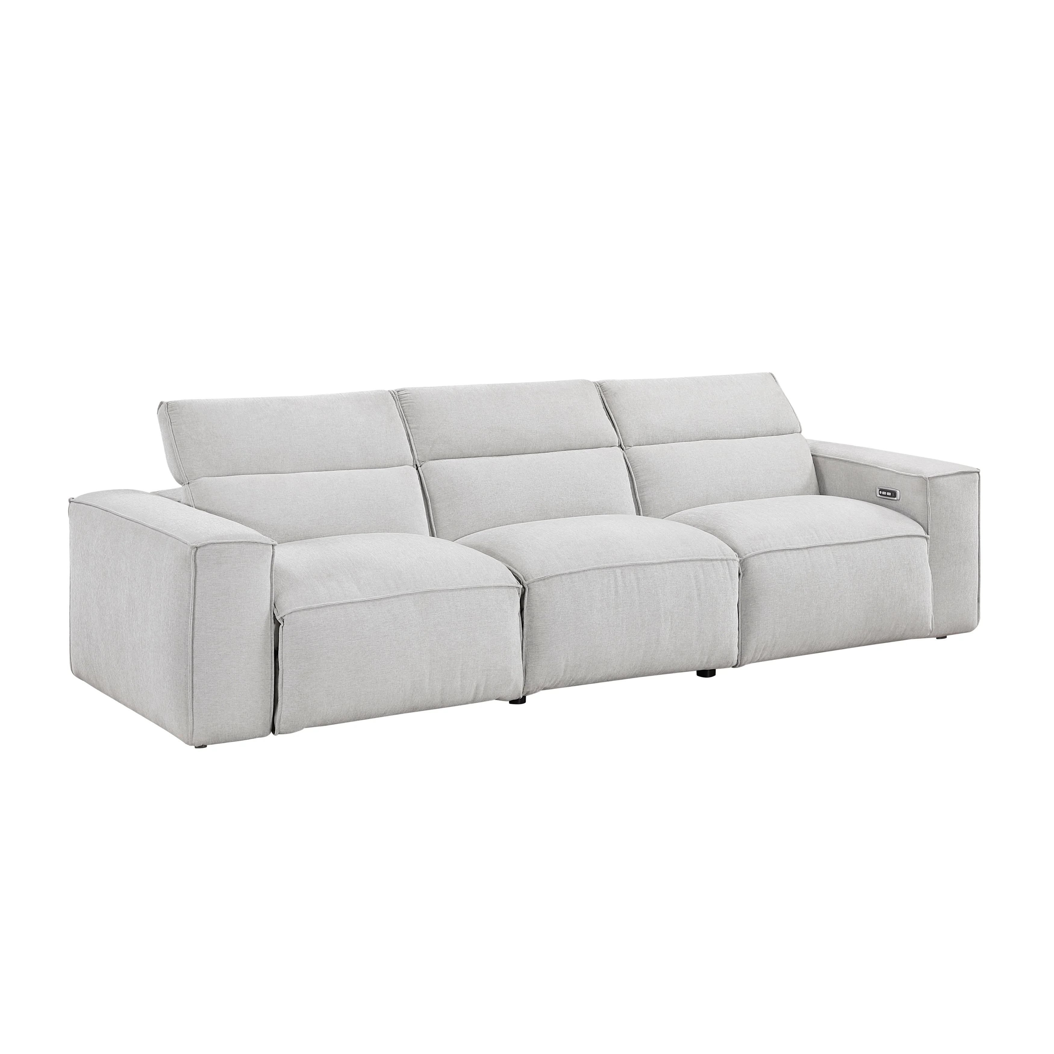 Phoebe Power Double Reclining Sofa With Power Headrests - Image 5