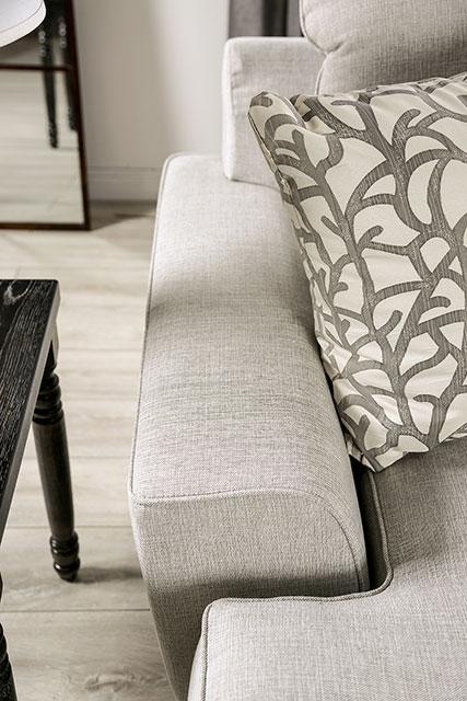 PICOTEE Loveseat, Light Gray/Black - Image 7
