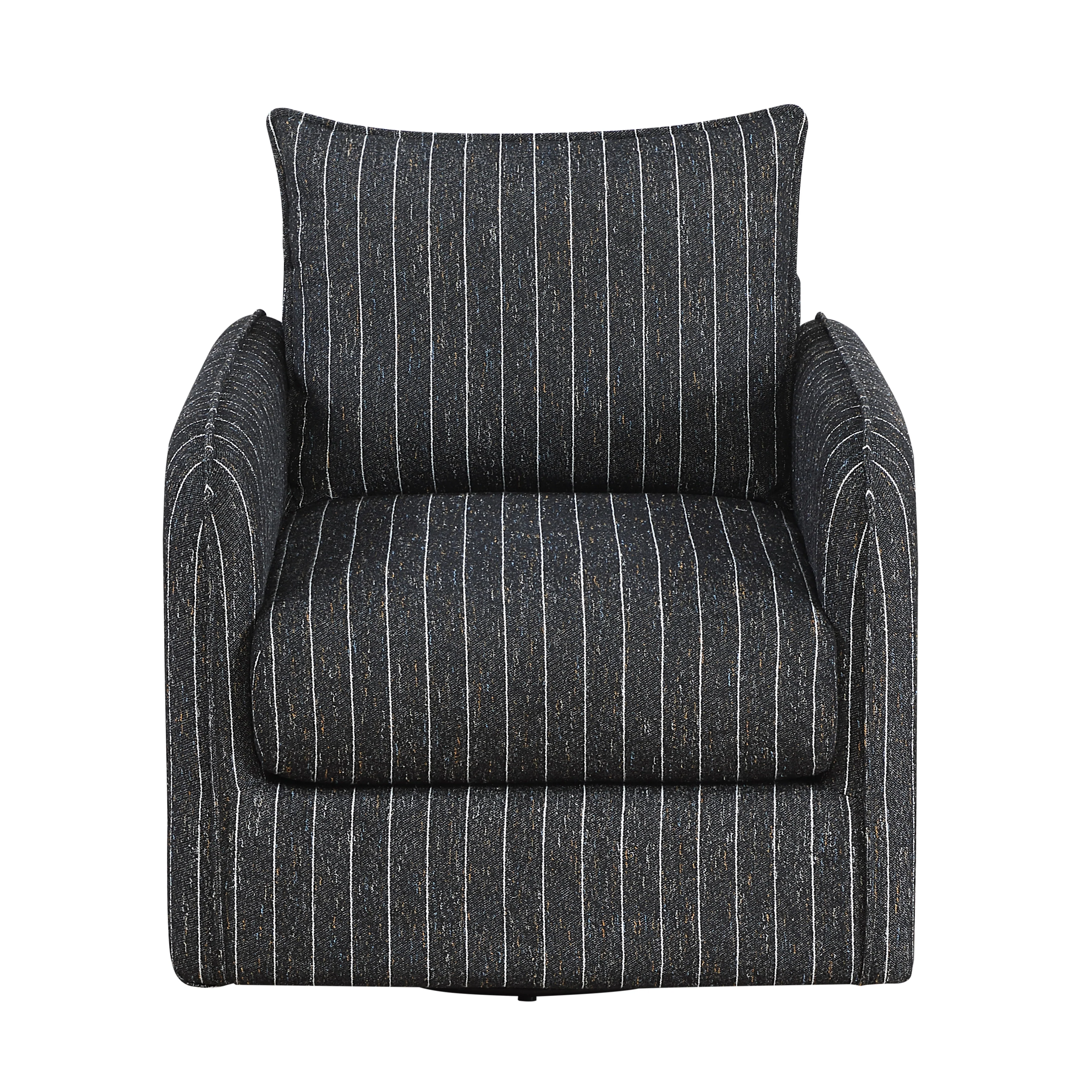 Pinstripe Swivel Chair
