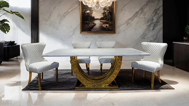 Portanova 7 Pc Dining Table Set - Image 4