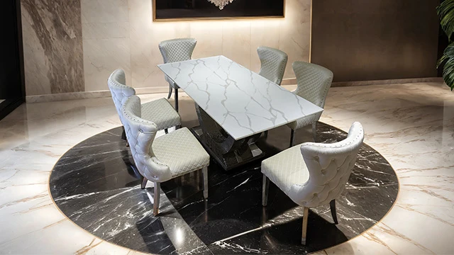 Portanova 7 Pc Dining Table Set - Image 6