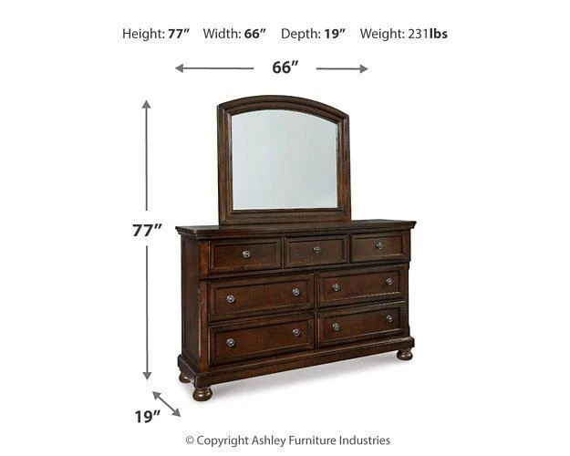 Porter Dresser and Mirror - Image 15