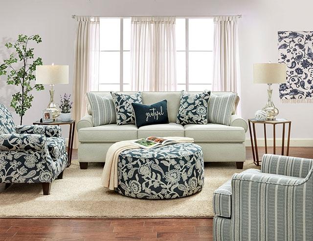 PORTHCAWL Accent Chair, Floral - Image 2