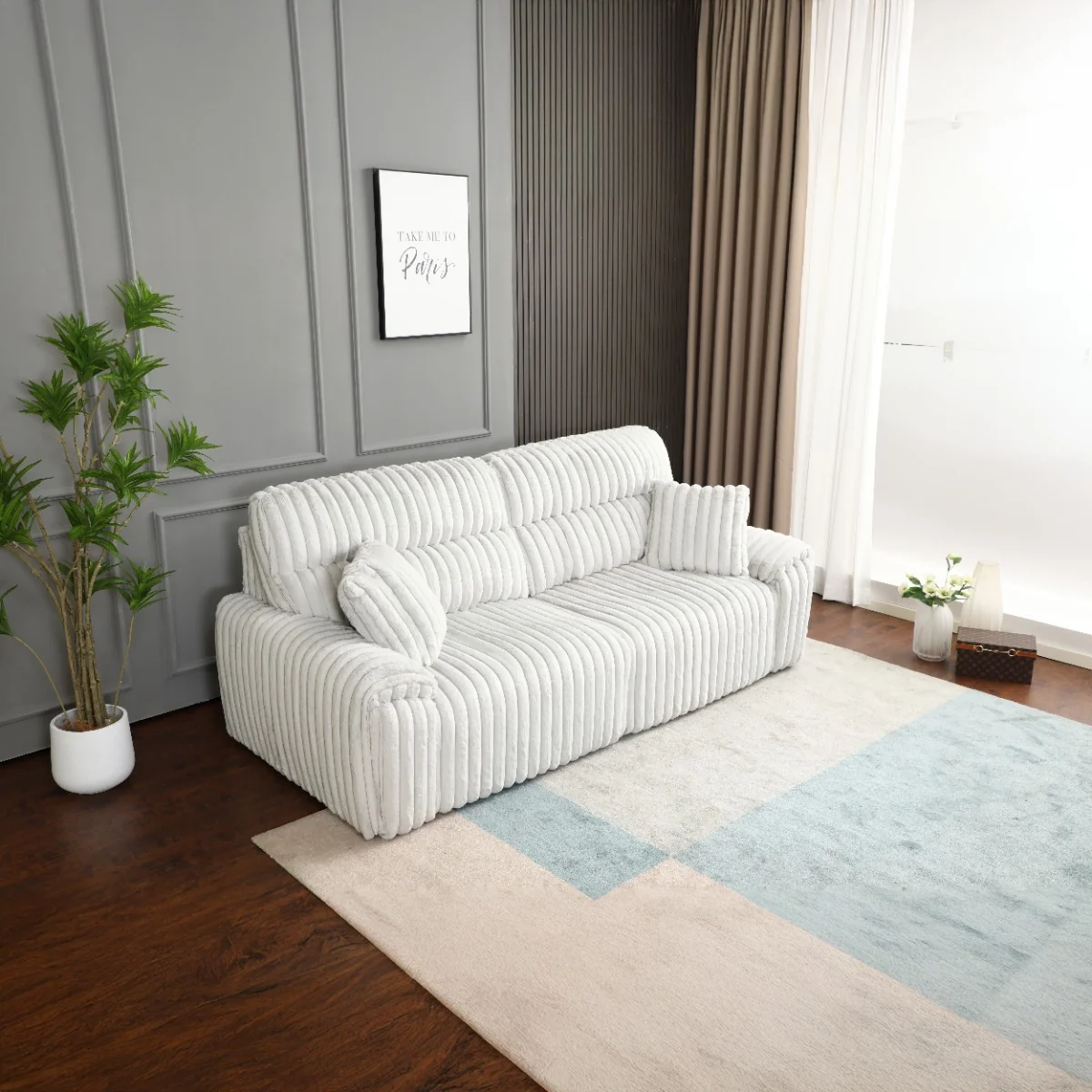 Power Motion Sofa w/Sleeper & USB Port - Image 7