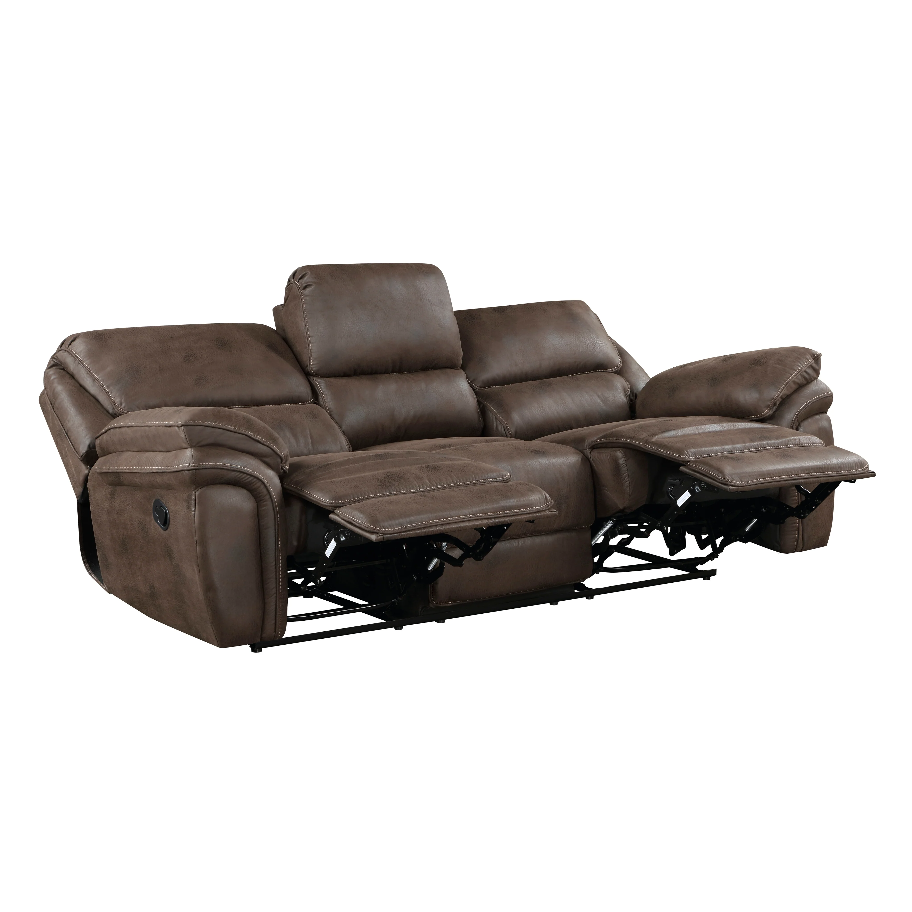 Proctor 2pc Set: Sofa, Love (8517BRW) - Image 5
