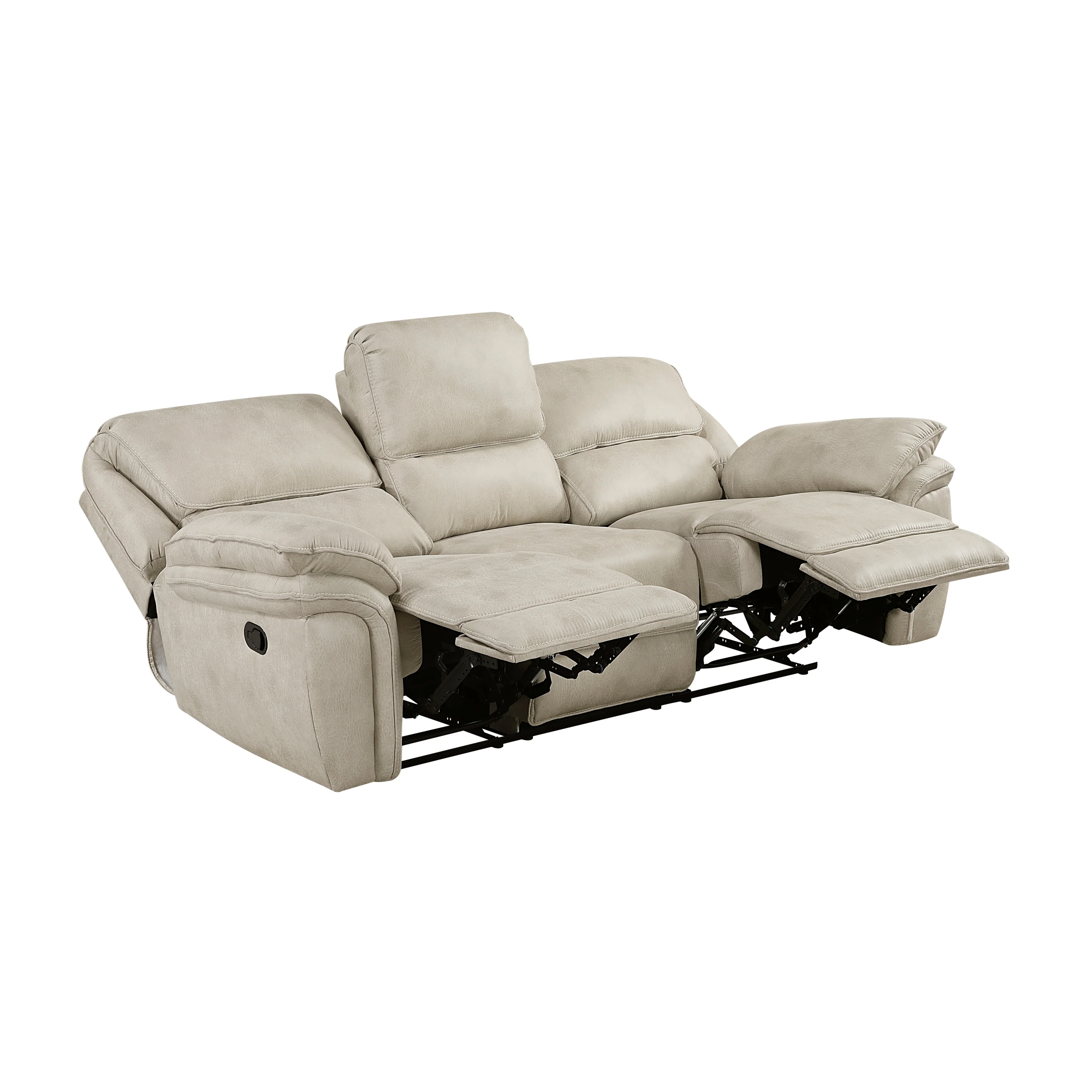 Proctor 2pc Set: Sofa, Love (8517BRW) - Image 9