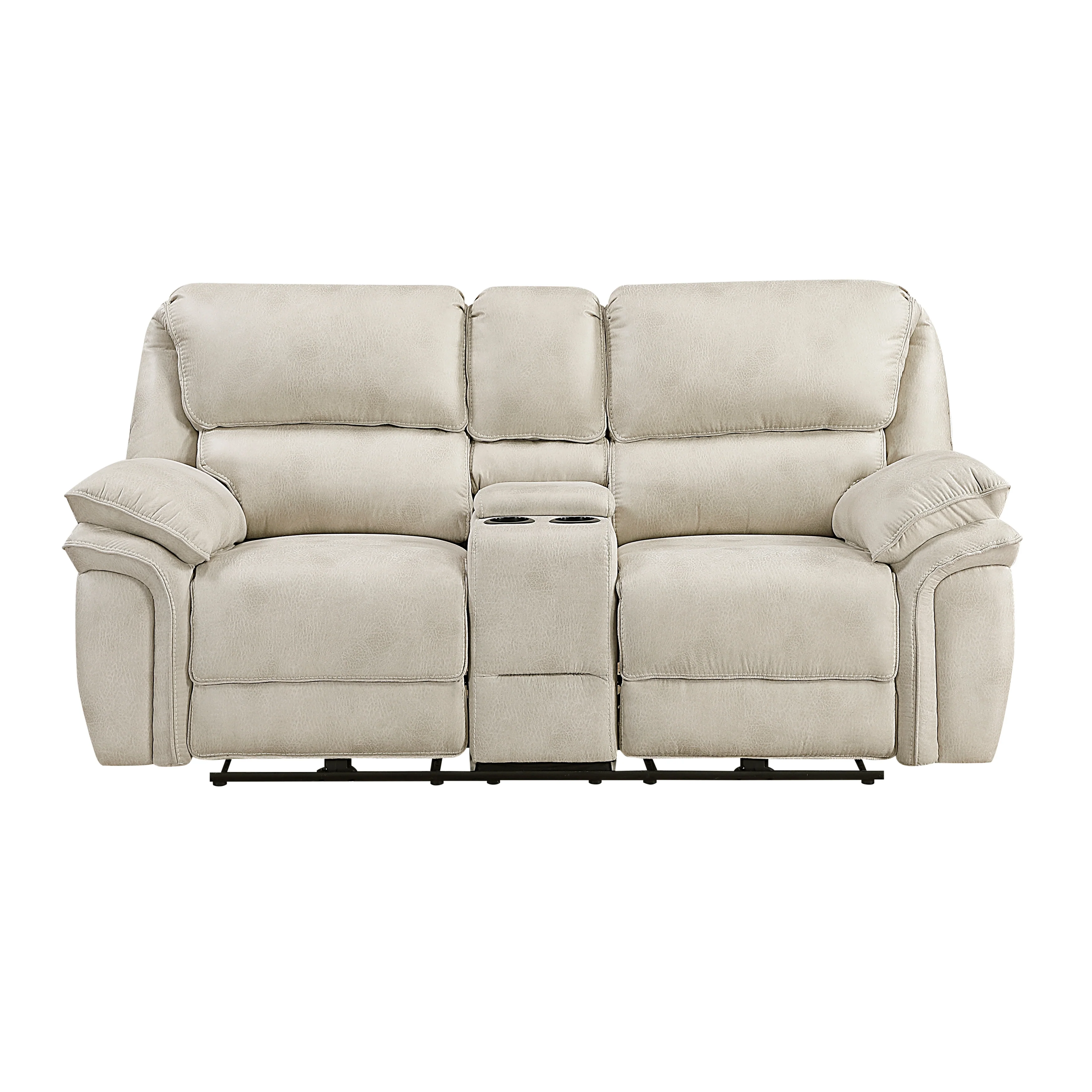 Proctor Power Double Reclining Love Seat With Center Console