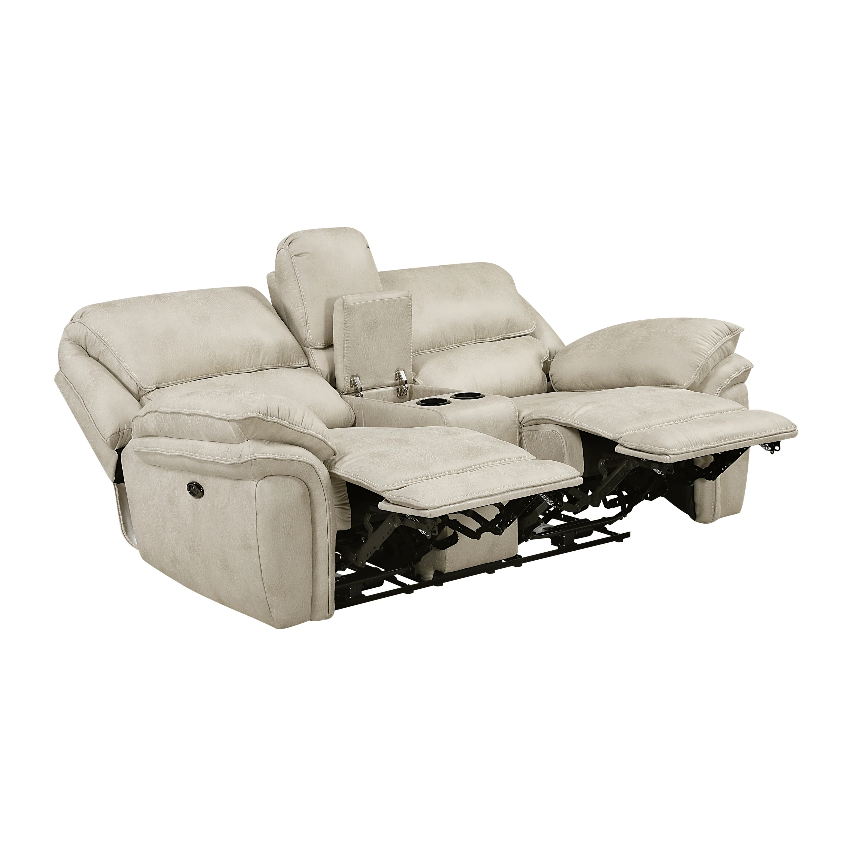 Proctor Power Double Reclining Love Seat With Center Console - Image 4