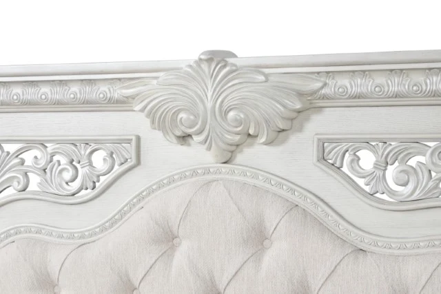Promenade E.King & Queen Bed Brown & White - Image 13