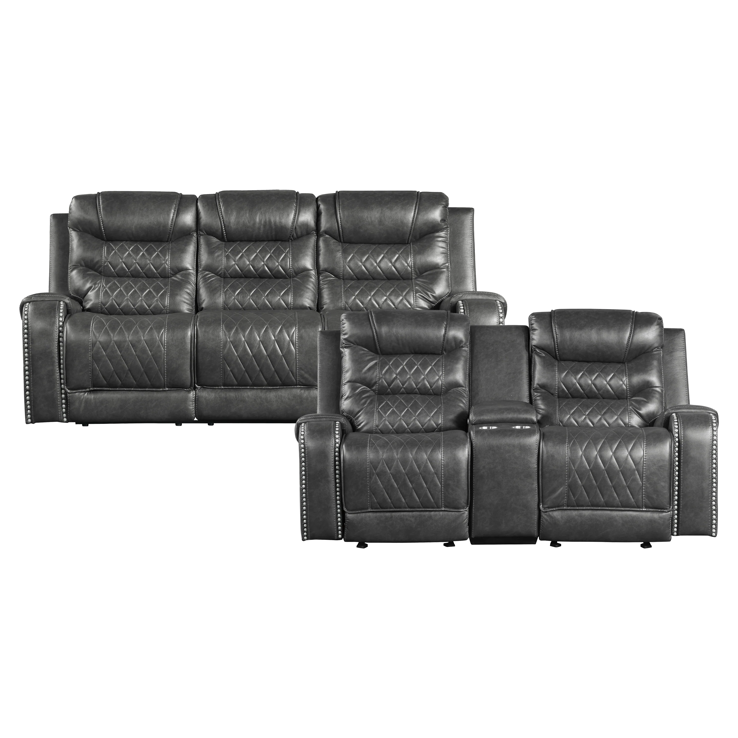 Putnam 2pc Set: Sofa, Love - Image 10