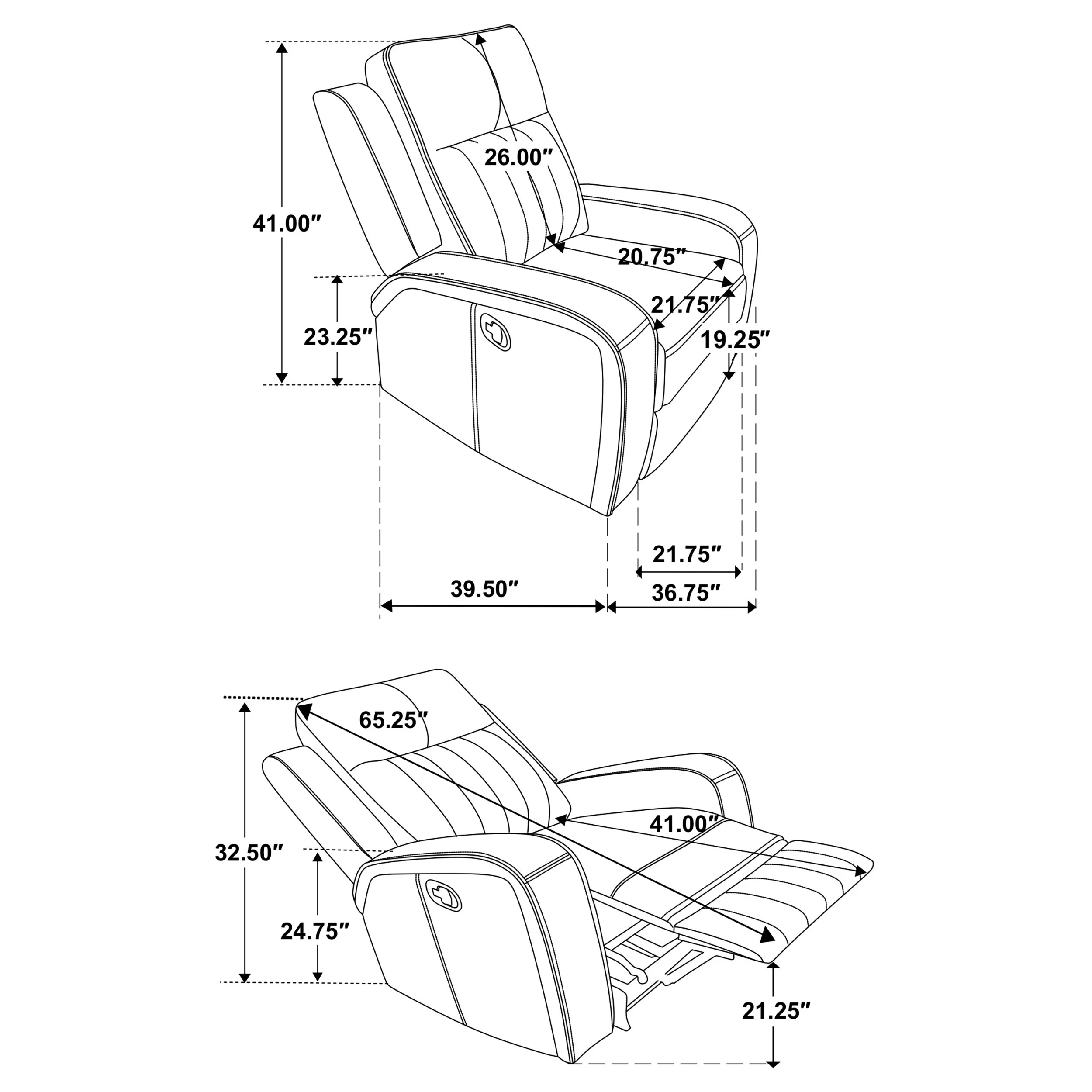 Raelynn Reclining Sofa Set - Image 35