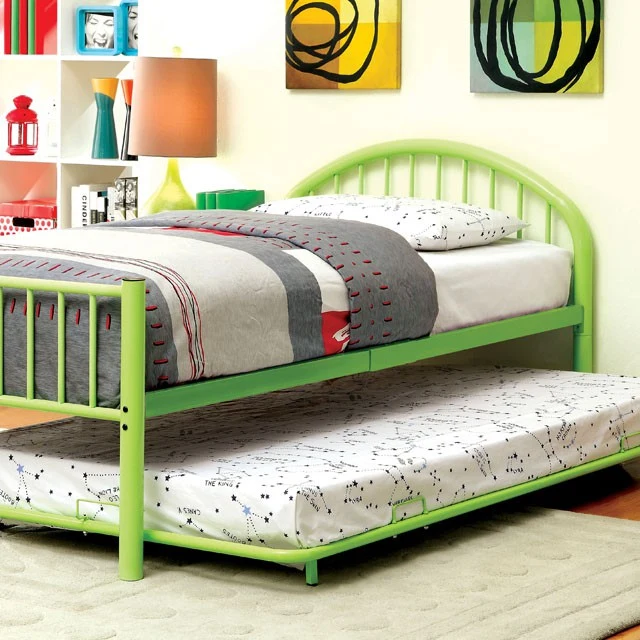 Rainbow Full Bed Black, White, Silver, Black, & Green - Image 2