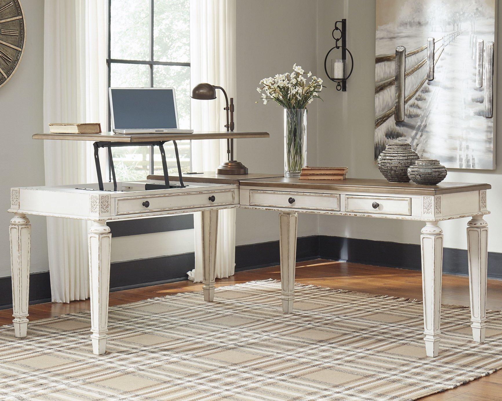 Realyn 2-Piece Home Office Lift Top Desk - Image 2