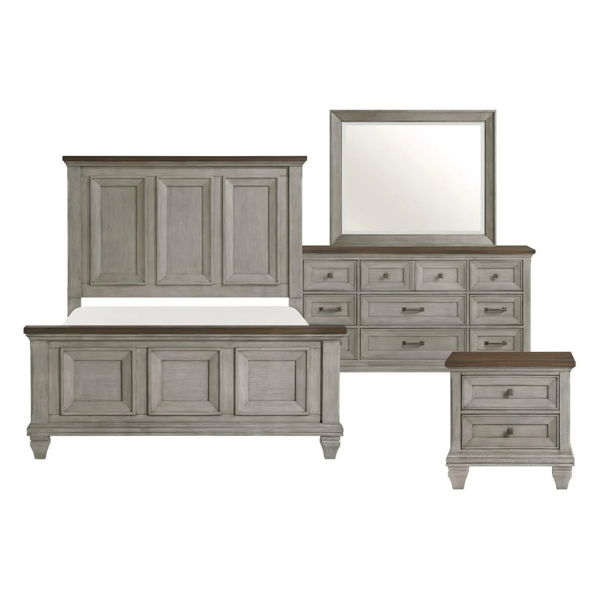 Renton 4 &5 Piece Set (QB+NS+DR+MR+CH) Bed Set
