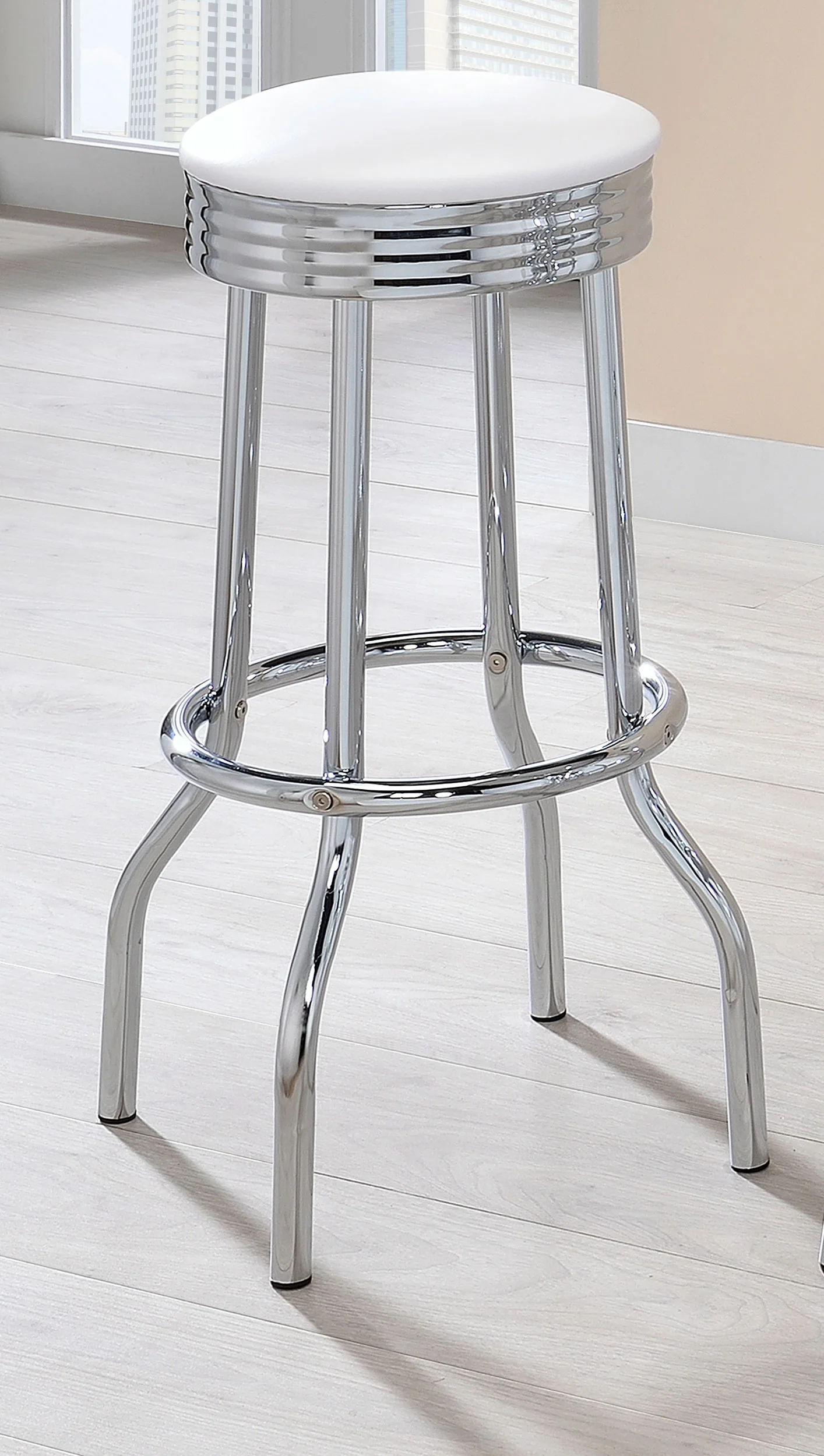 Retro Swivel Bar Stool - Image 2