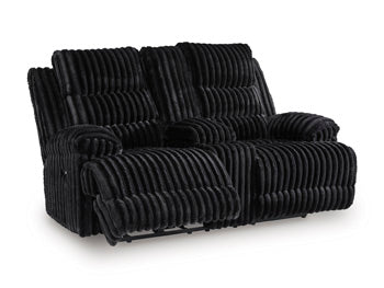 Rhine Falls Reclining Loveseat with Console - Image 3
