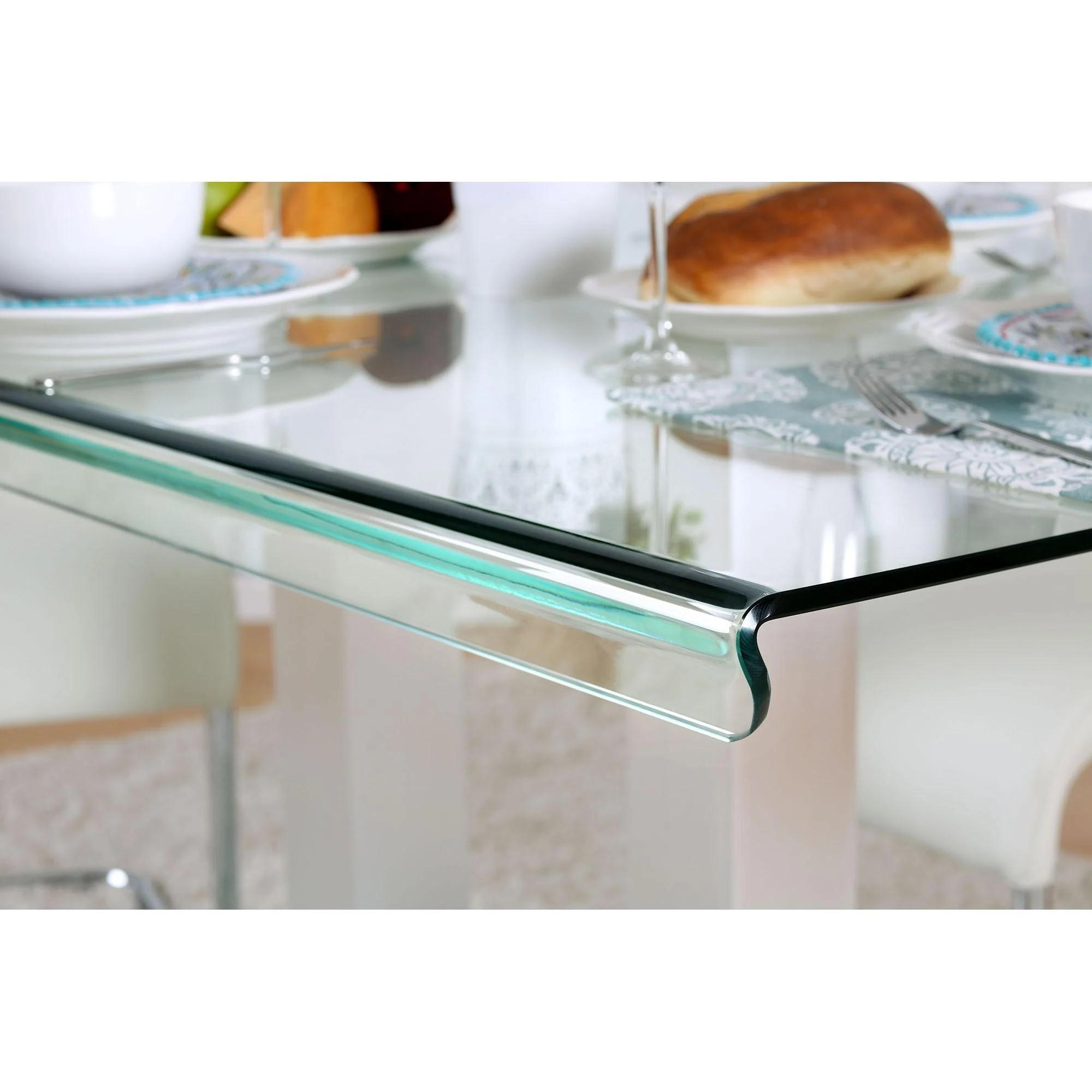 Richfield I Silver/Chrome Dining Table - Image 2