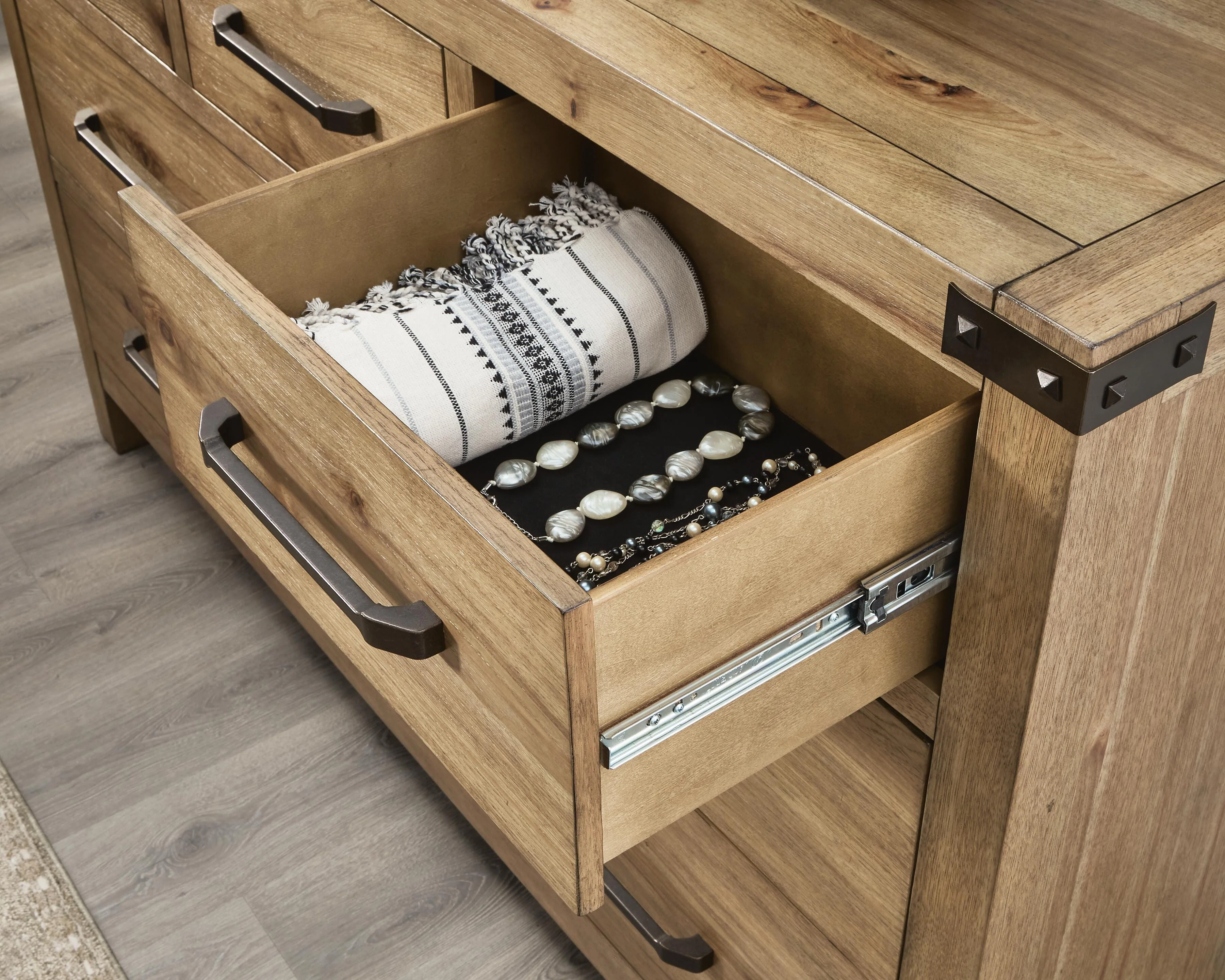 Ridgester Dresser and Mirror - Image 9