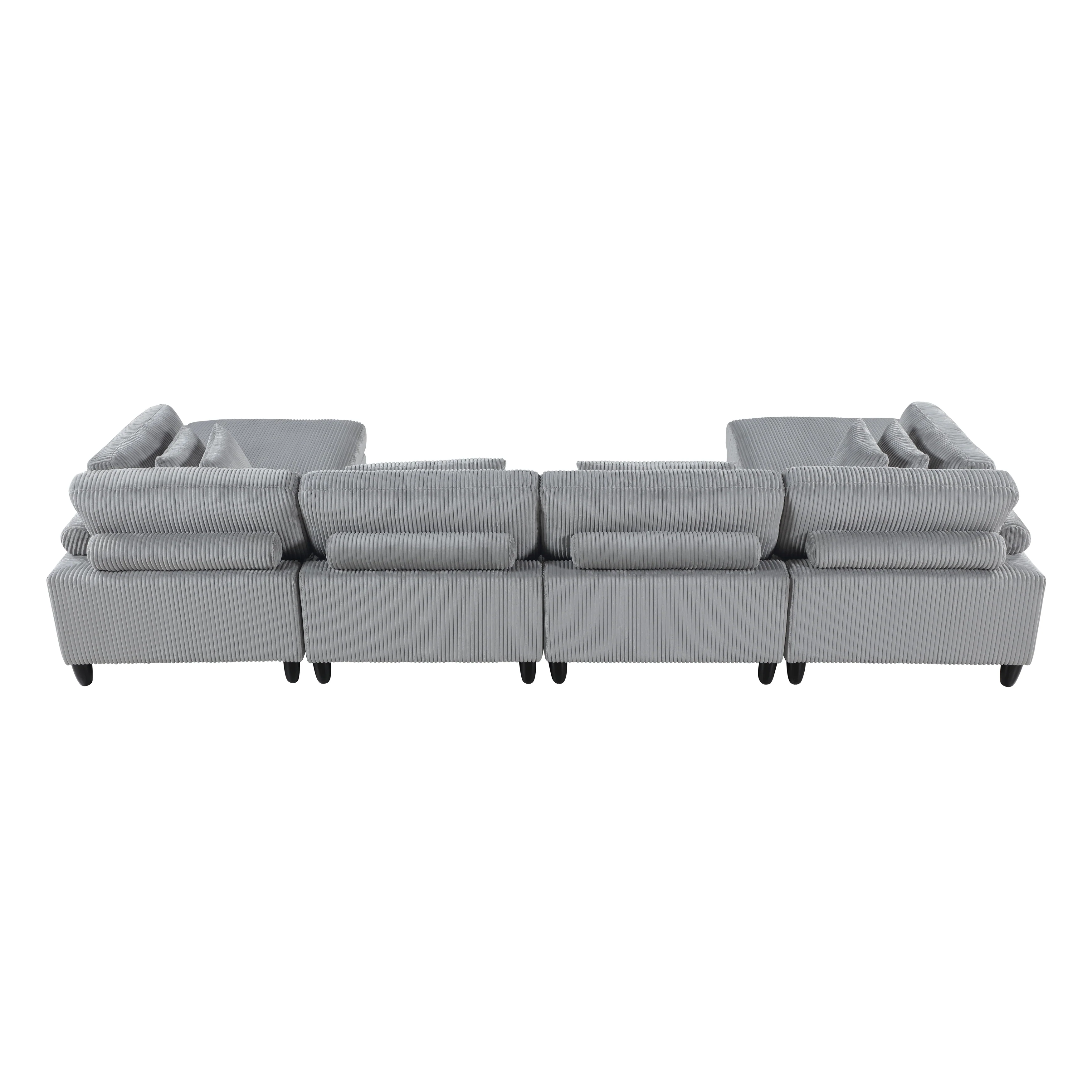 Robstown 6-piece Modular Sectional With Ottomans - Image 5