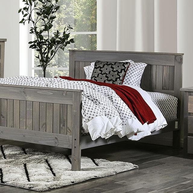 Rockwall Full, Queen, & Twin Bed White, Gray, & White - Image 5