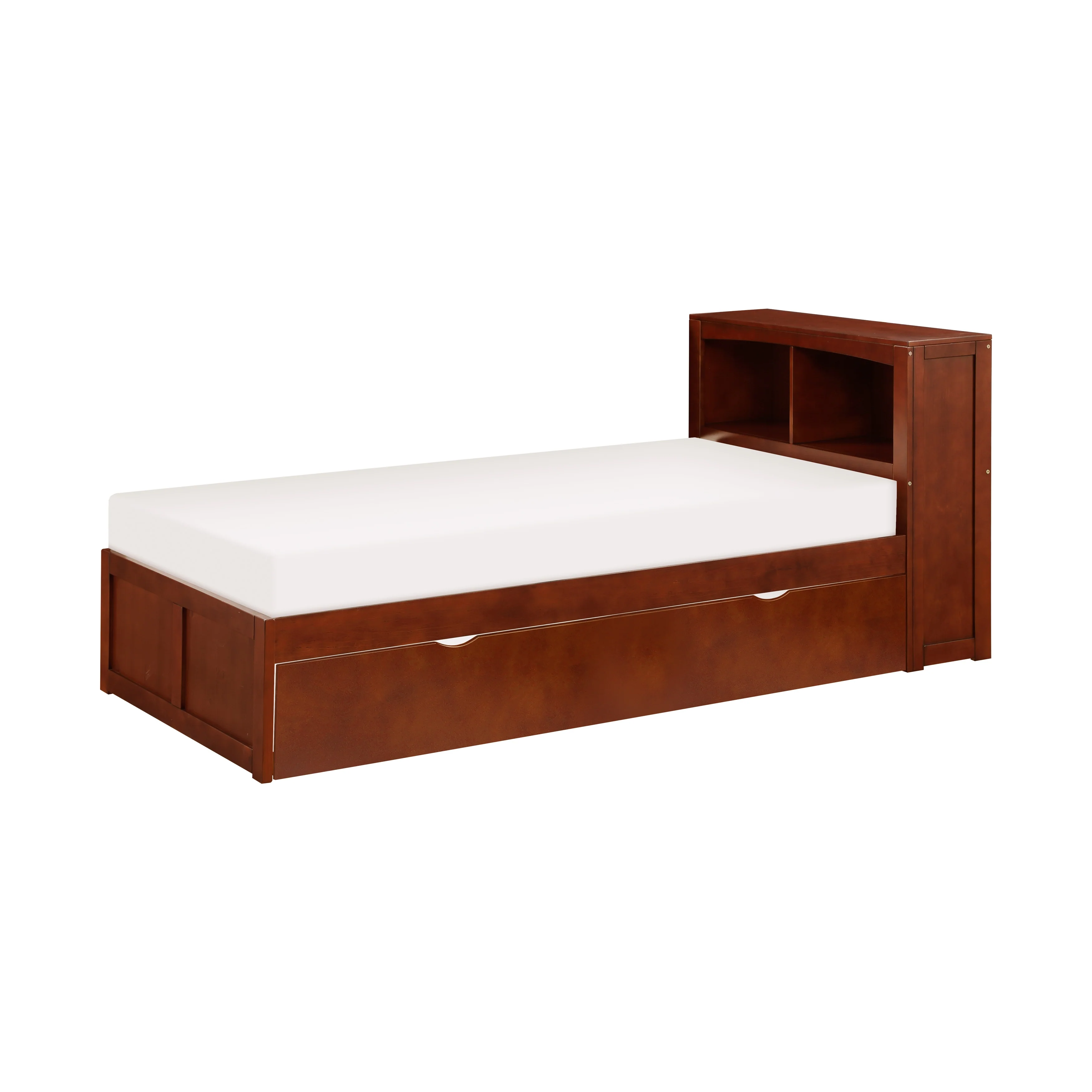 Rowe Twin Bookcase Platform Bed With Twin Trundle
