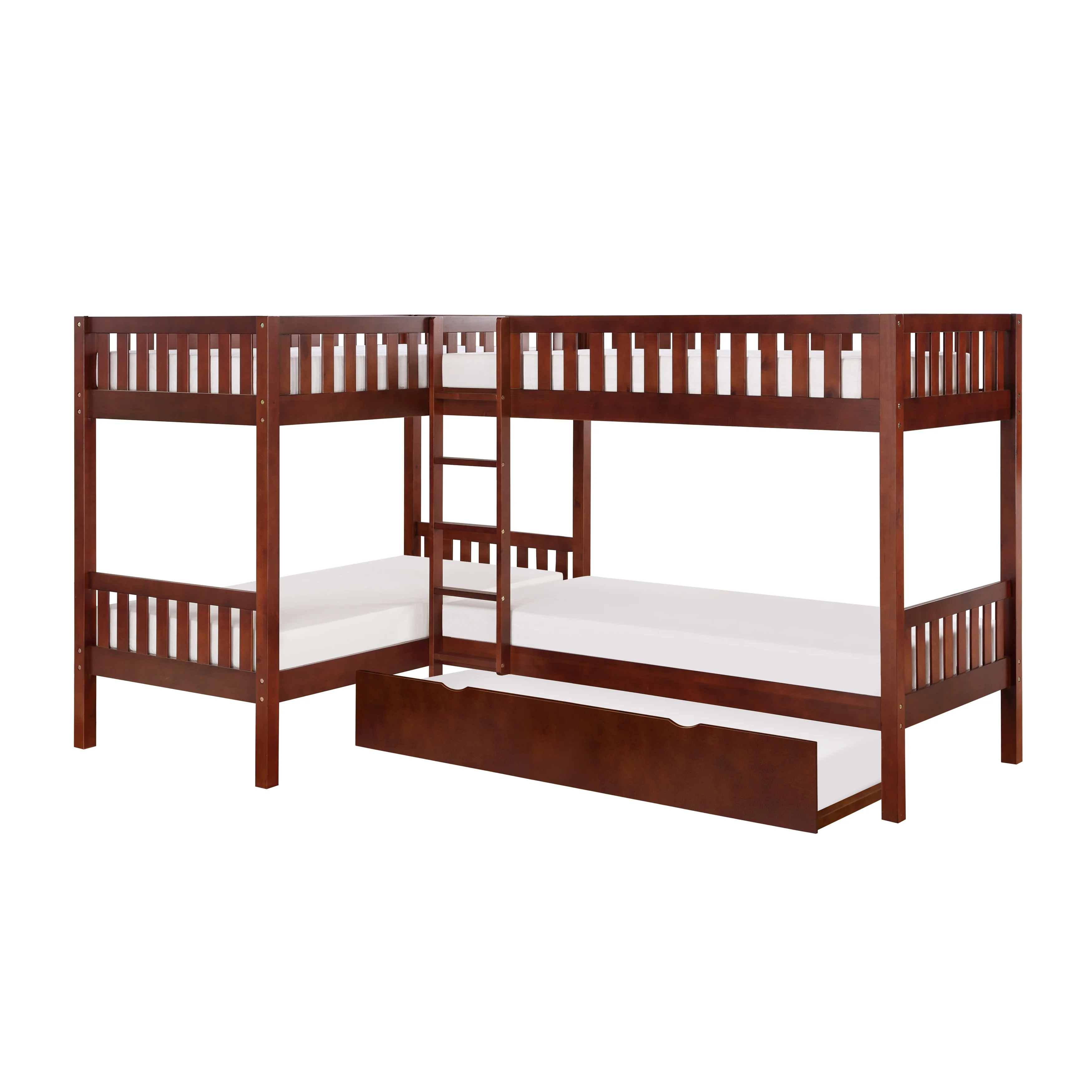 Rowe Corner Bunk Bed With Twin Trundle - Image 4