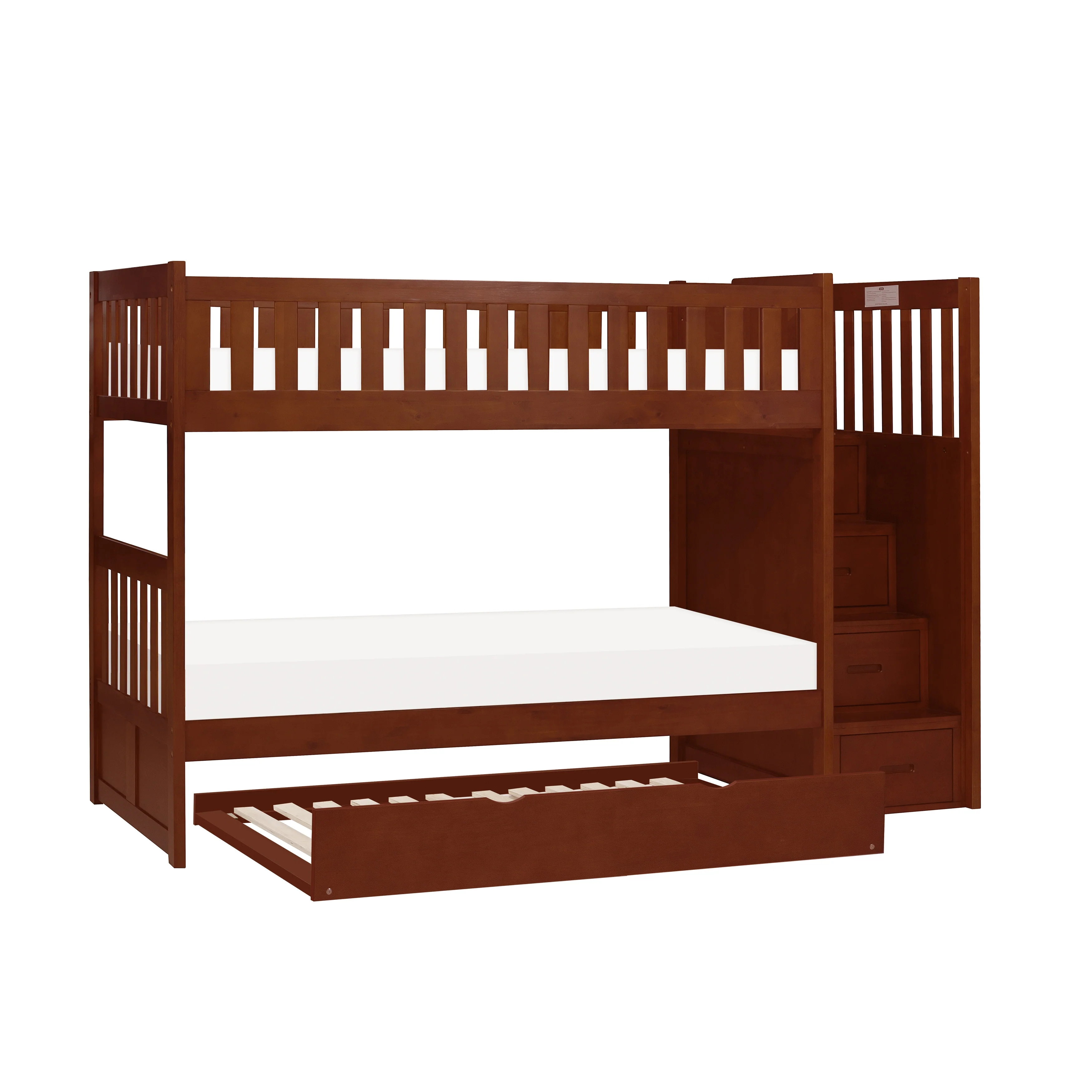 Rowe Twin/Twin Step Bunk Bed With Twin Trundle - Image 2