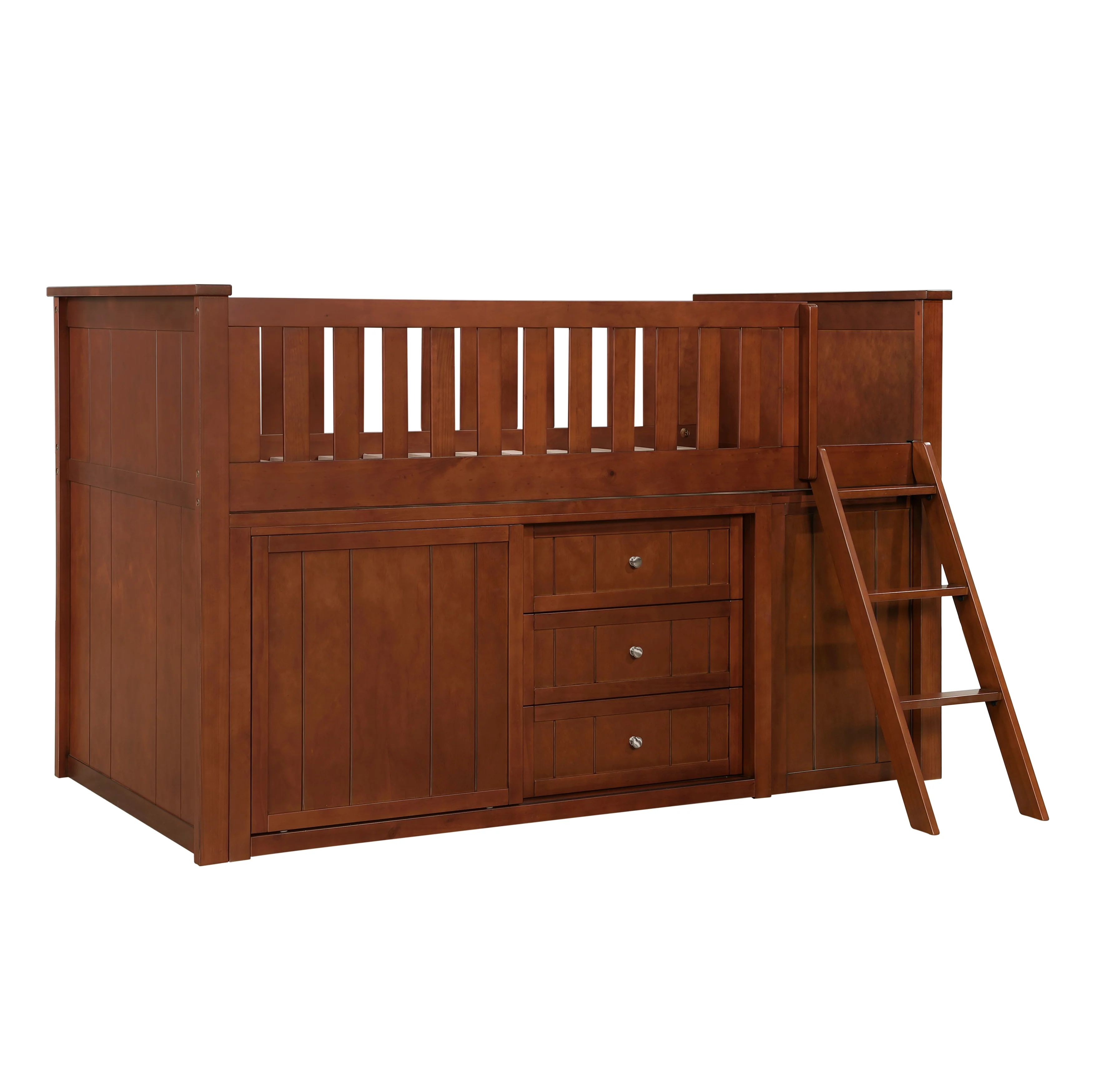 Rowe Low Loft Bunk With Bookcase And 2 Dressers - Image 2