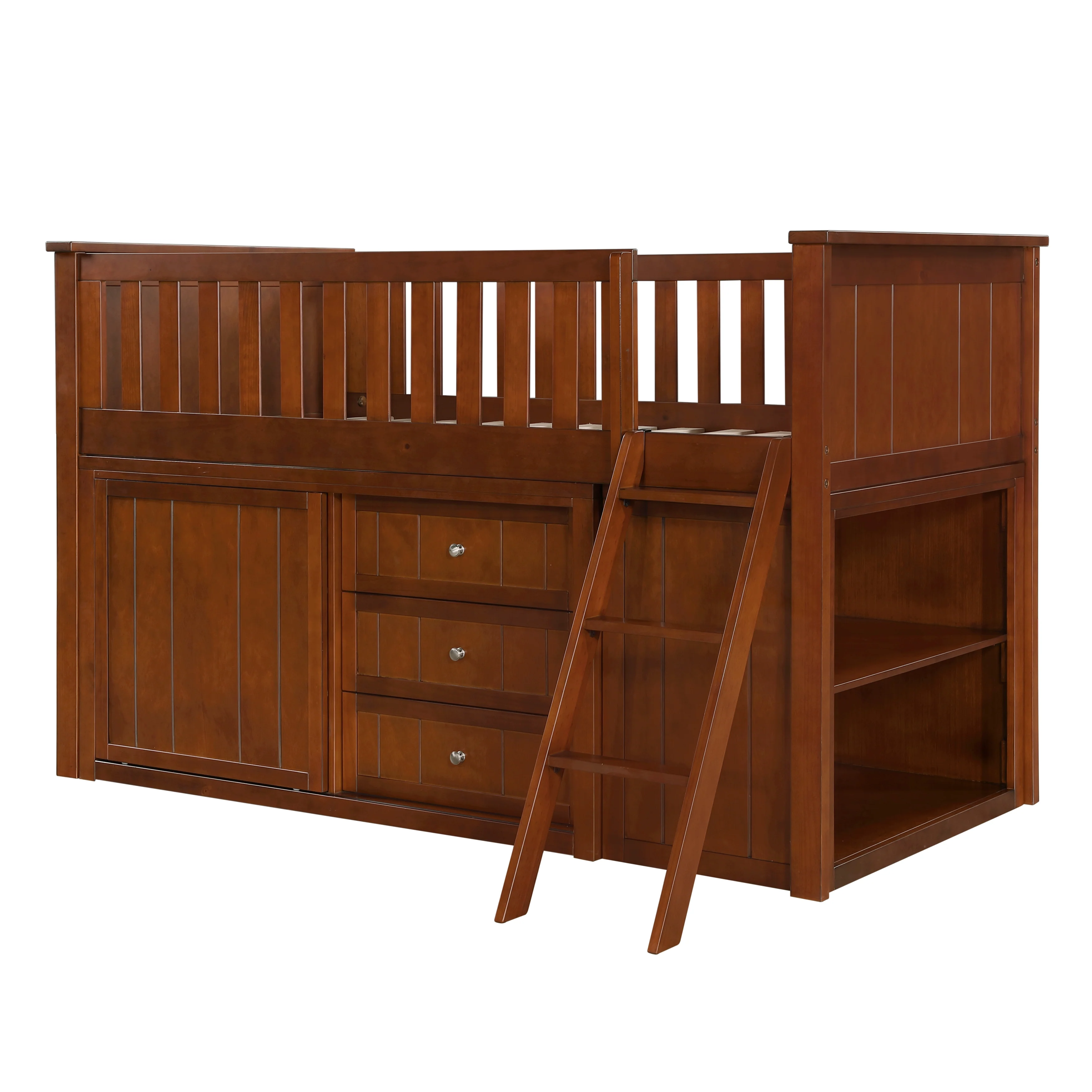 Rowe Low Loft Bunk With Bookcase And 2 Dressers - Image 4