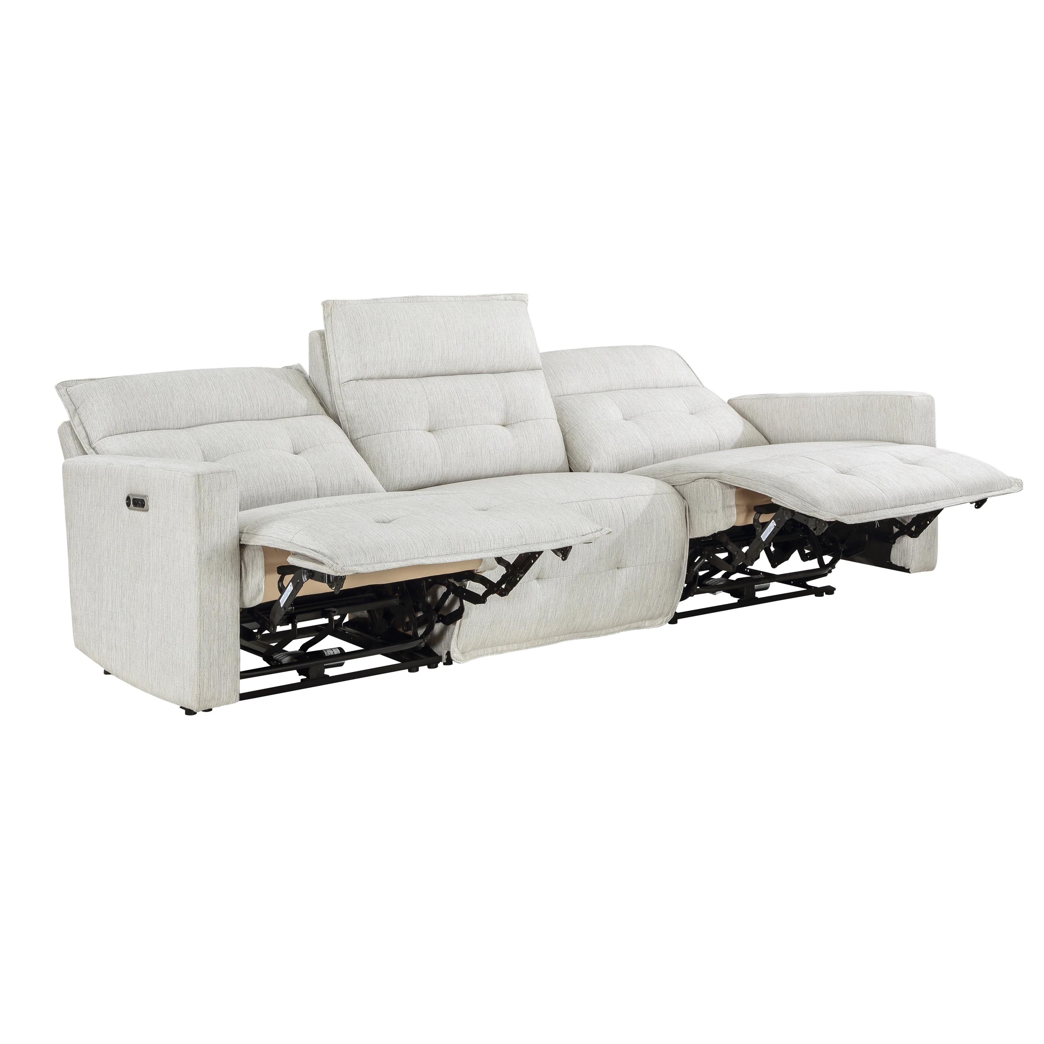 Salida power Double Reclining Sofa With Power Headrests - Image 5