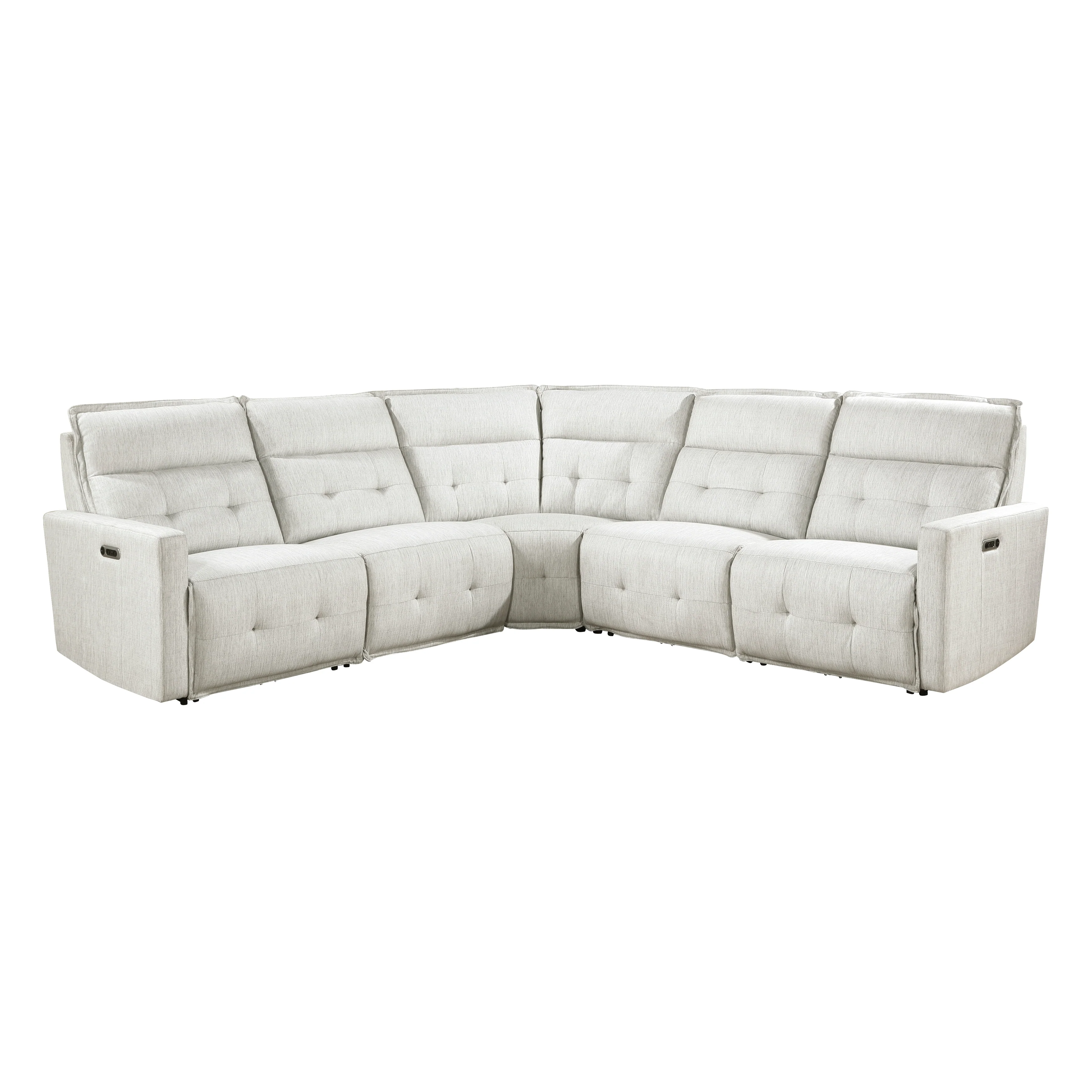 Salida 5-piece Modular Power Reclining Sectional With Power Headrests