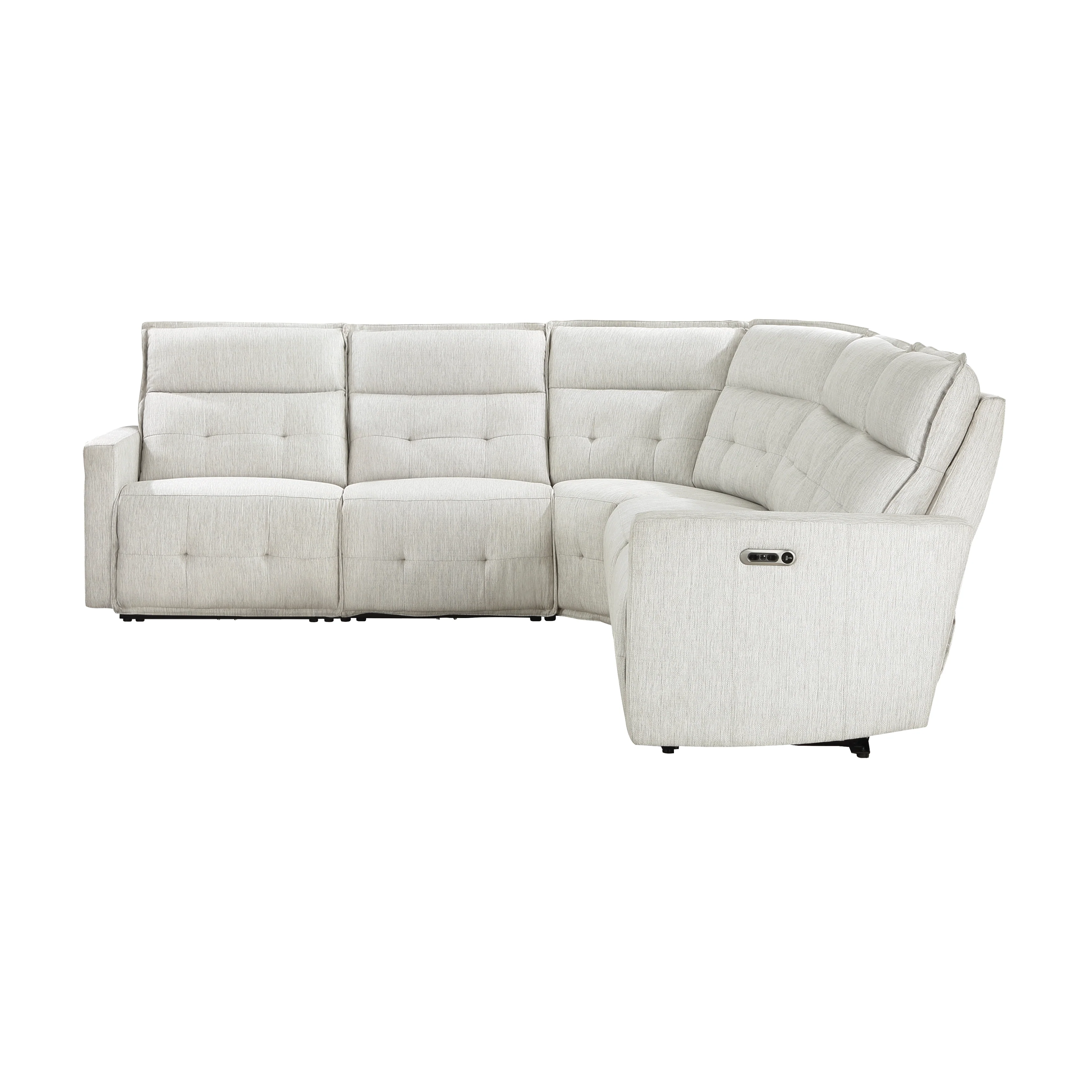 Salida 5-piece Modular Power Reclining Sectional With Power Headrests - Image 3