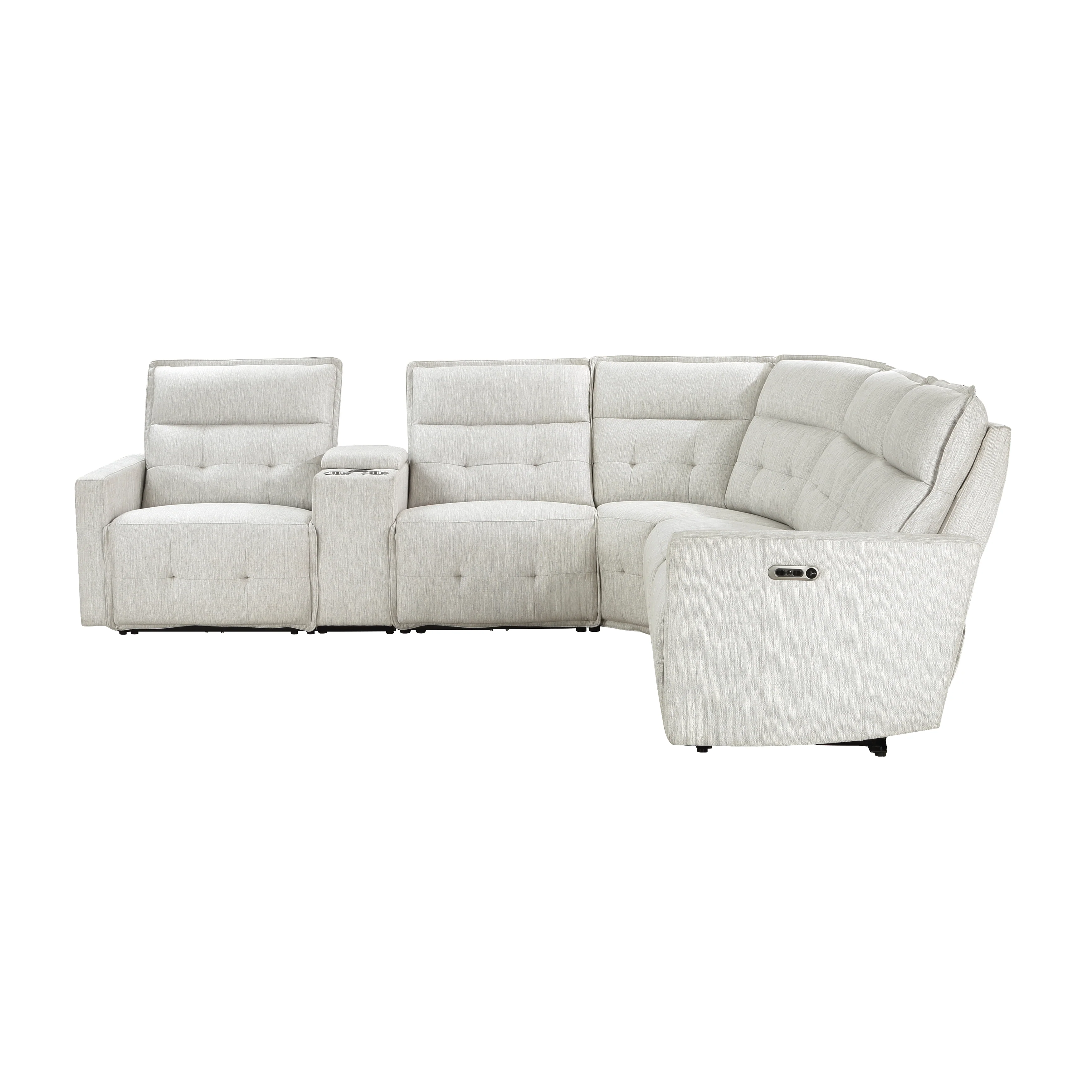 Salida 6-piece Modular Power Reclining Sectional With Power Headrests - Image 2
