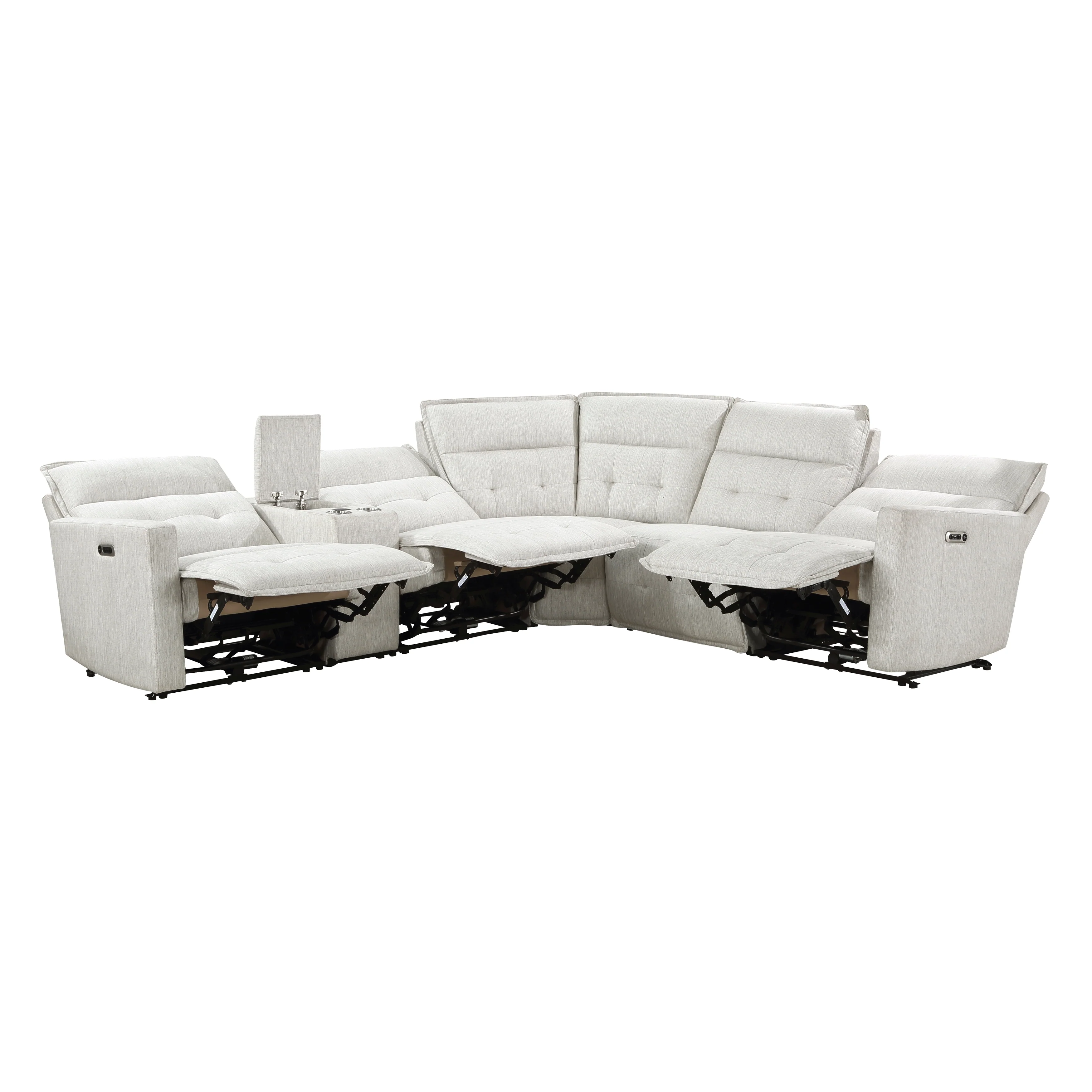 Salida 6-piece Modular Power Reclining Sectional With Power Headrests - Image 3