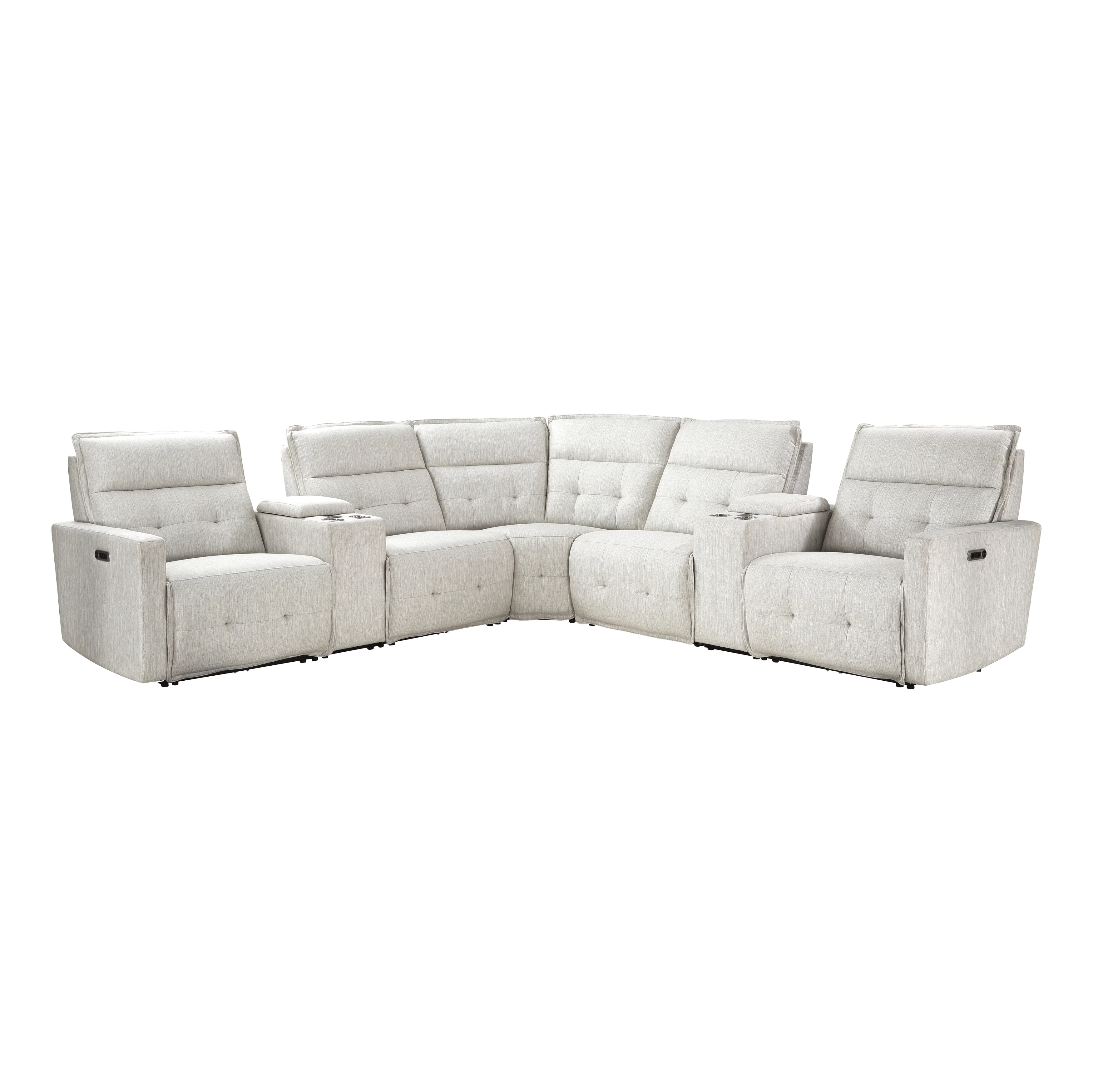 Salida 7-piece Modular Power Reclining Sectional With Power Headrests