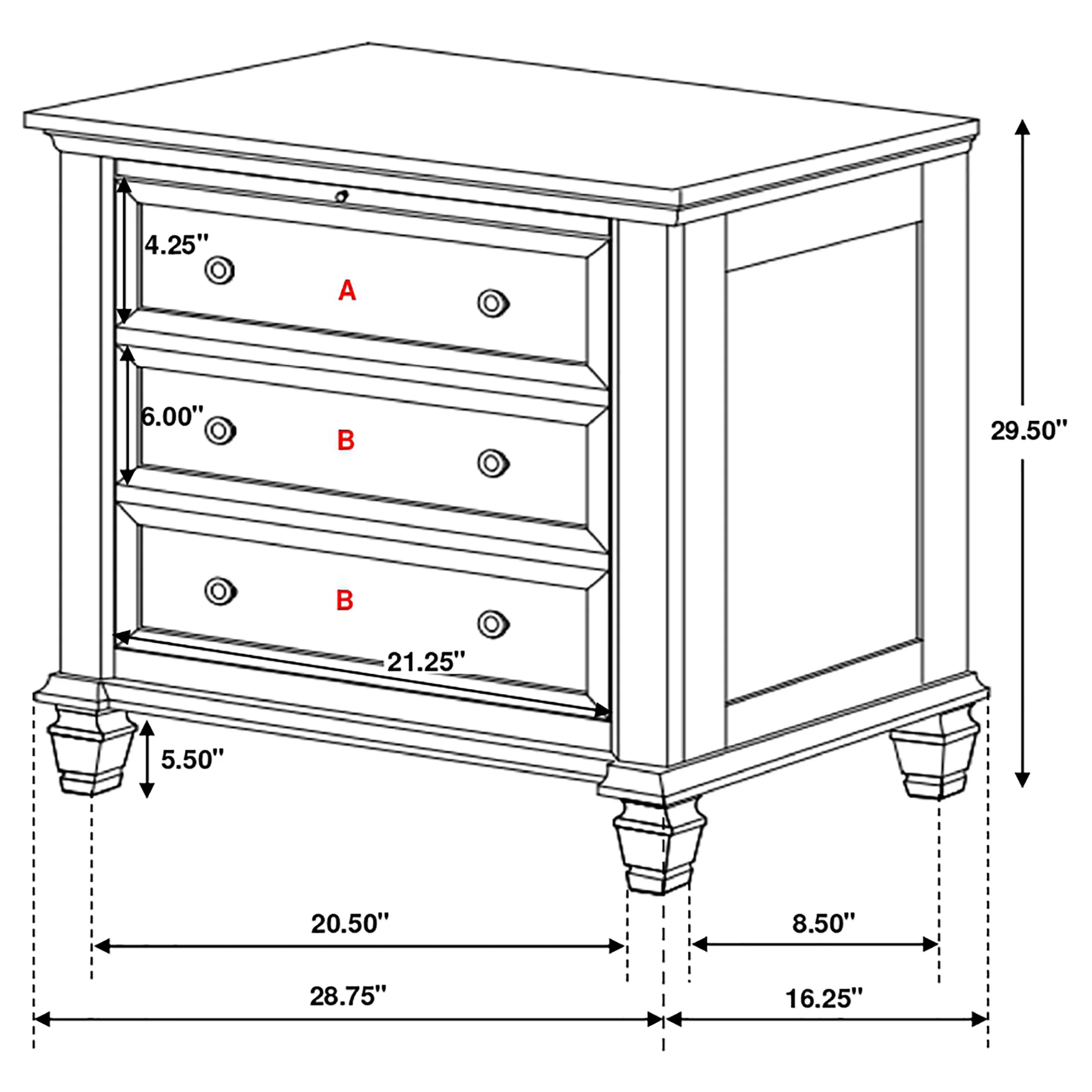 Sandy Beach Nightstand - Image 11