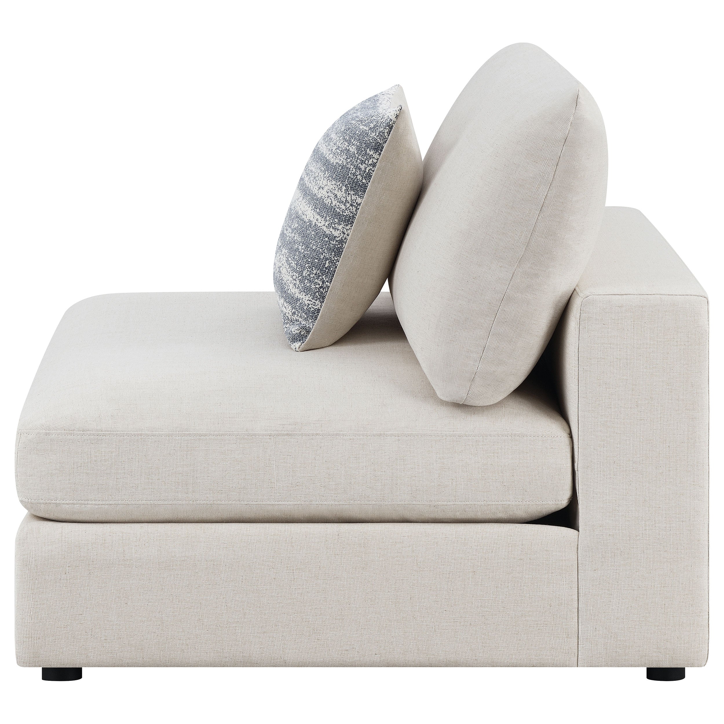 Serene Armless Chair - Image 5