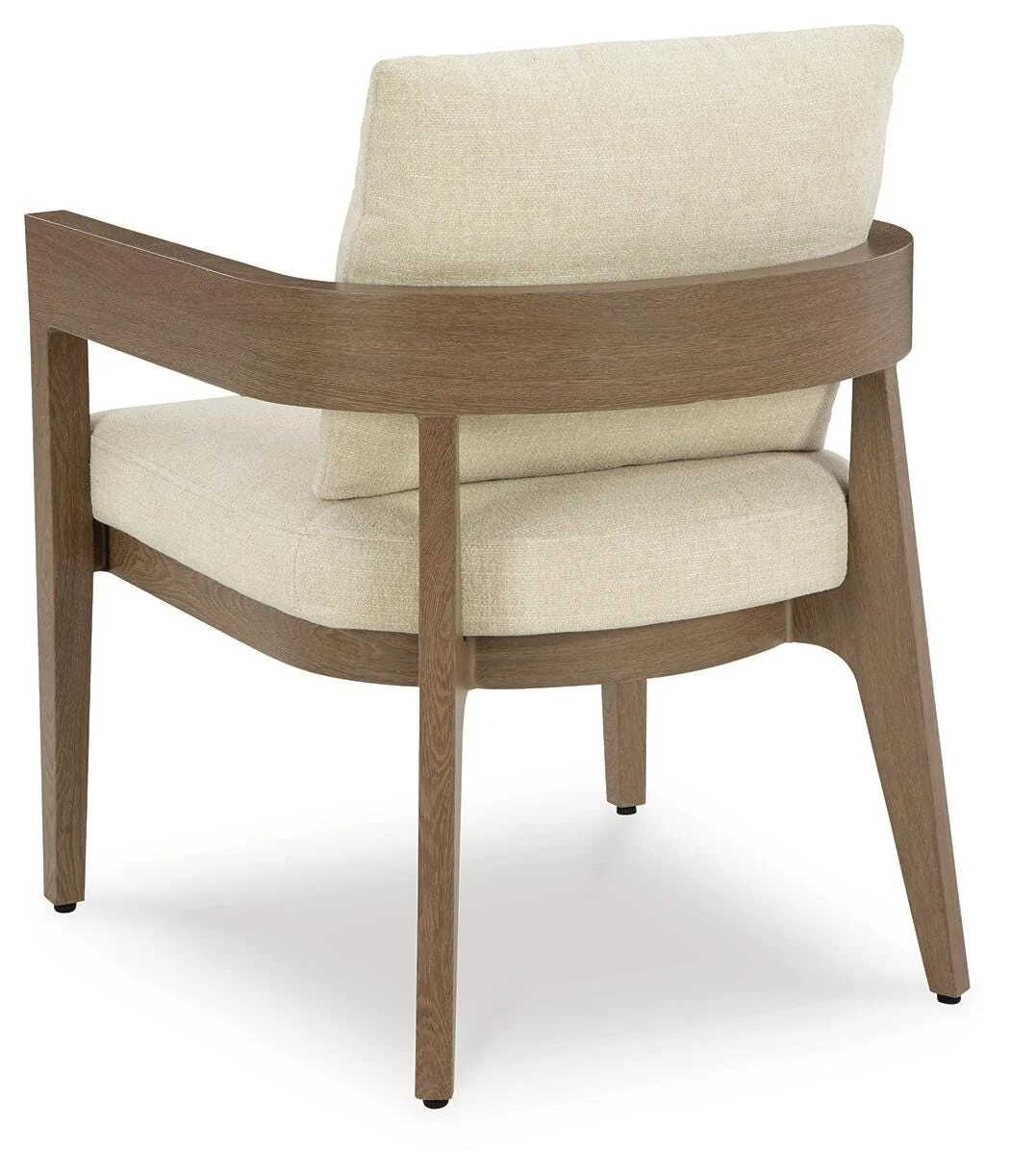 Serene Bay Outdoor Dining Arm Chair with Cushion (Set of 2) - Image 6