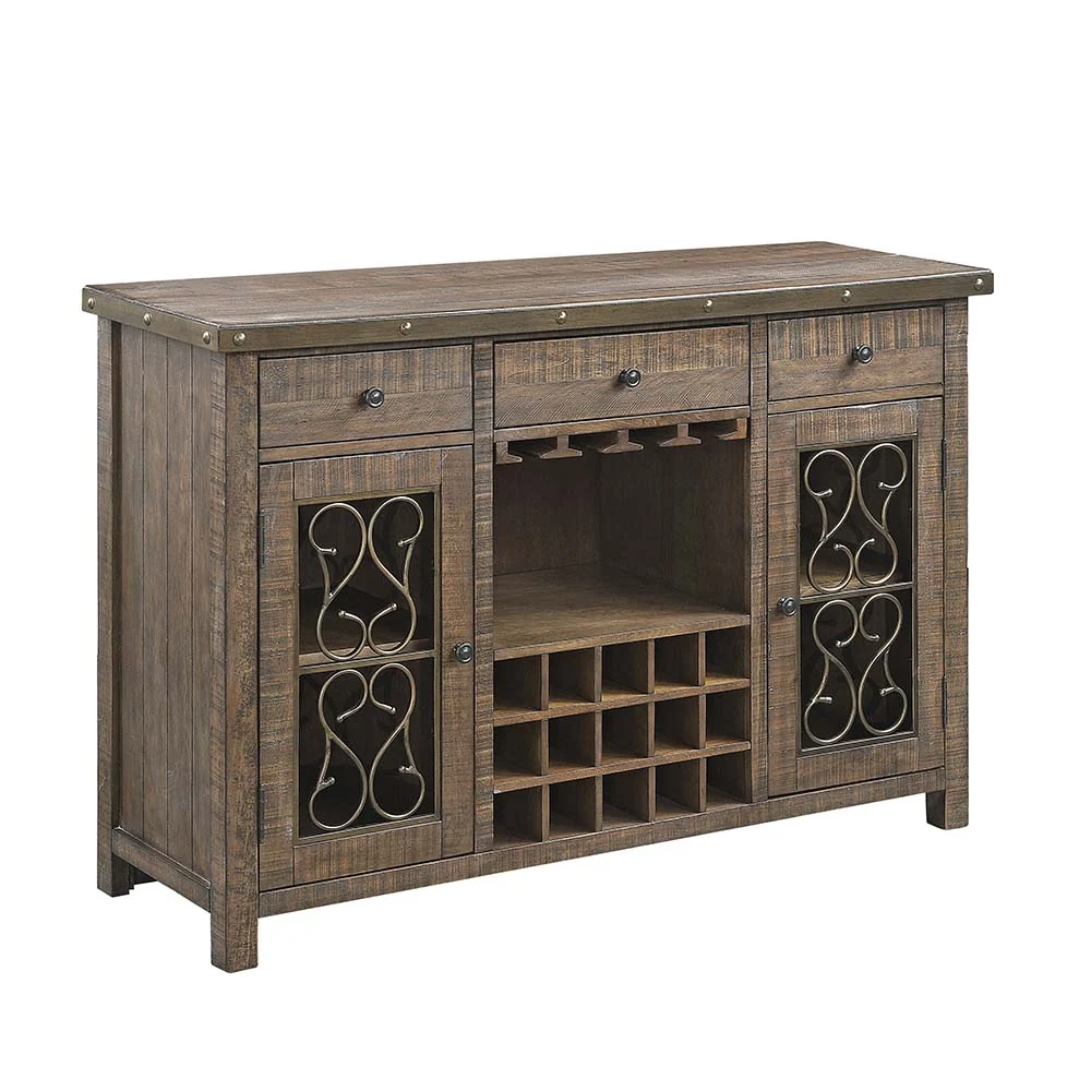 Server w/Cup Holder & Wine Rack - Image 2