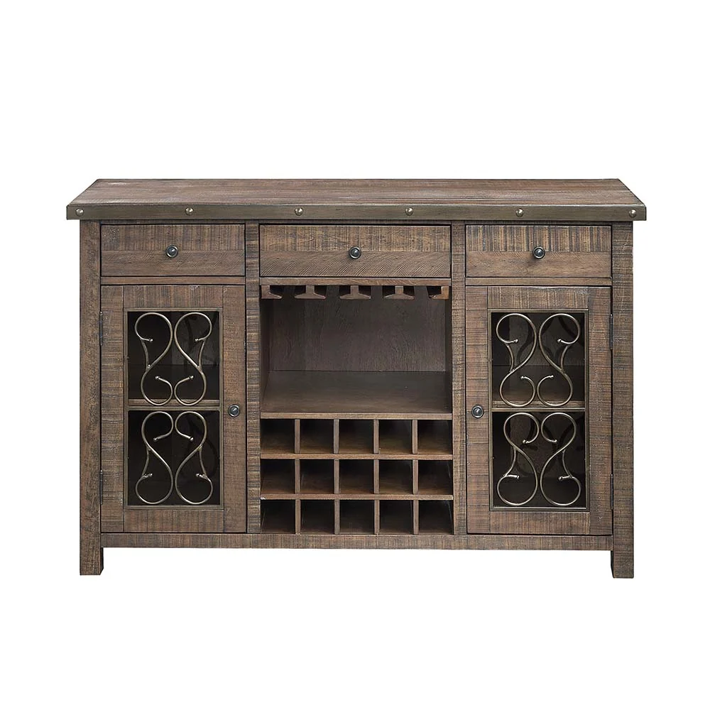 Server w/Cup Holder & Wine Rack - Image 3