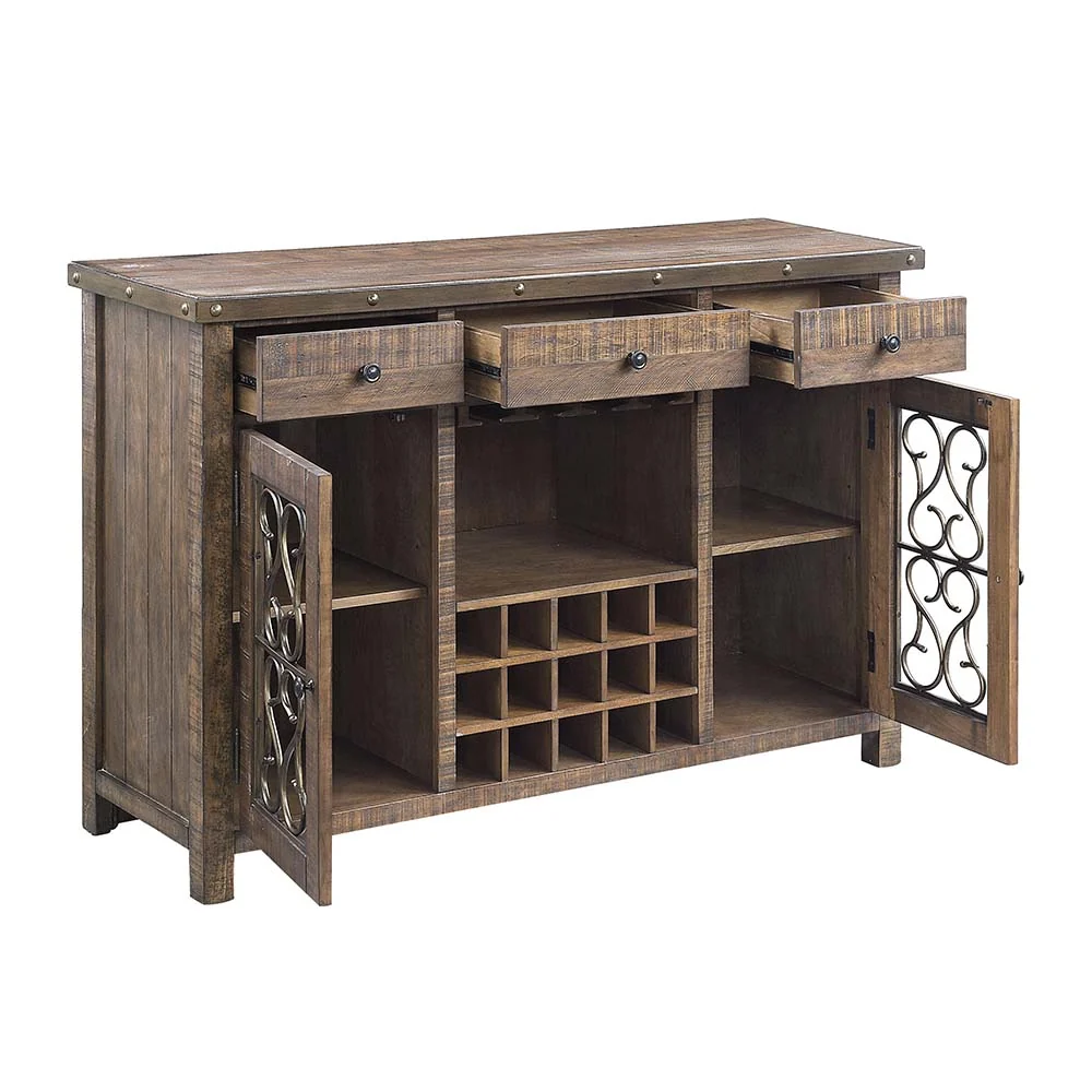 Server w/Cup Holder & Wine Rack - Image 4