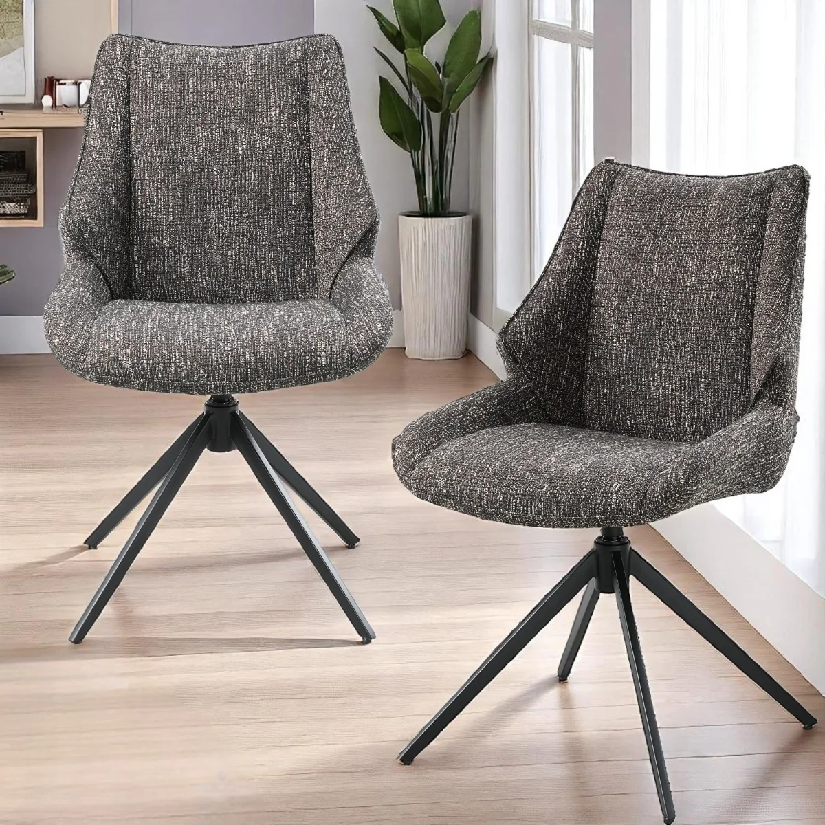 Side Chair wSwivel (Set-2) - Image 10