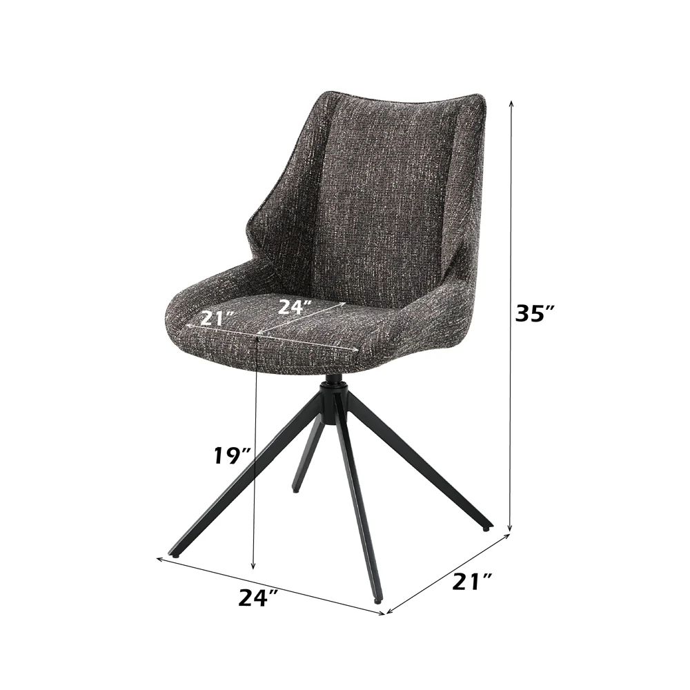 Side Chair wSwivel (Set-2) - Image 7